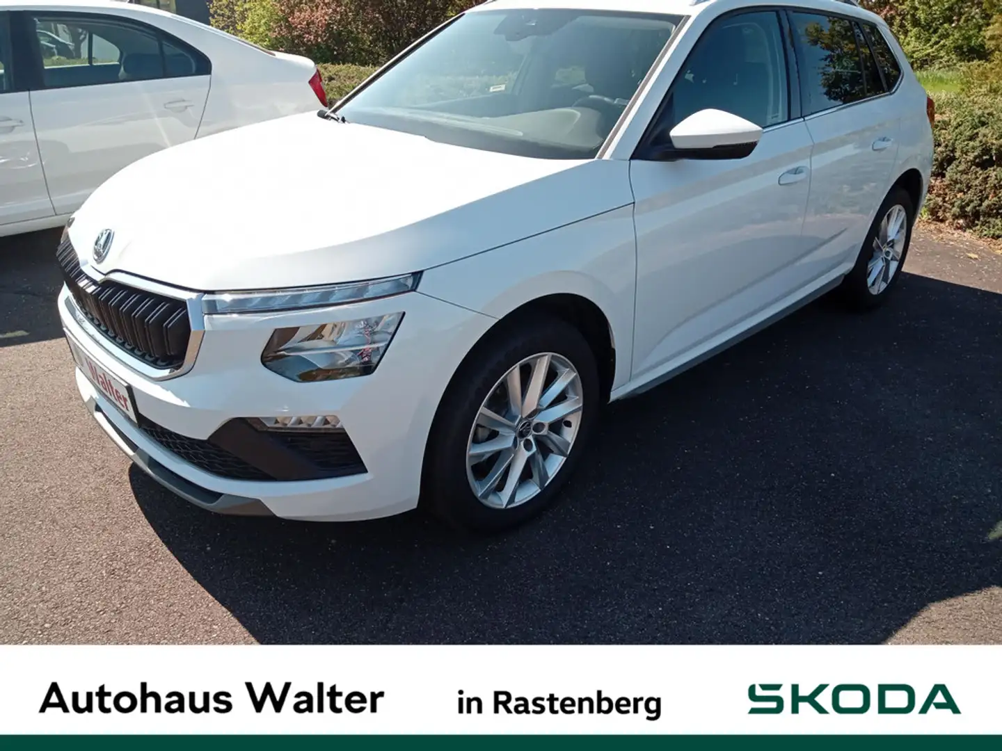 Skoda Kamiq 1.0 TSI Selection beh.FS+Lenkrad LED Rückfahrkamer Weiß - 2