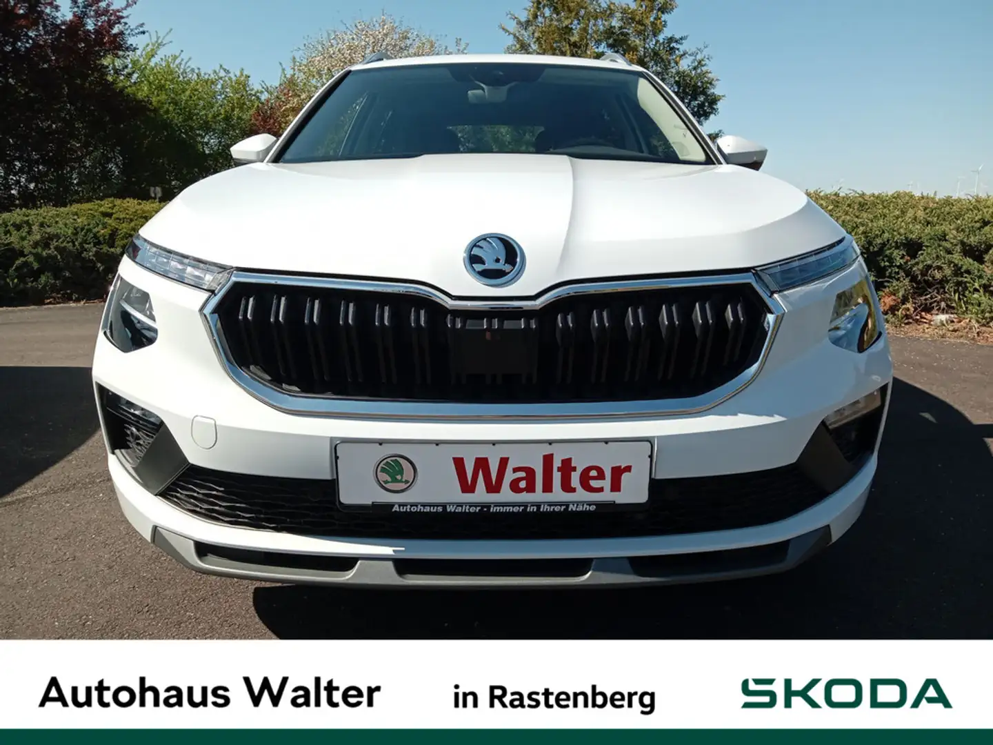 Skoda Kamiq 1.0 TSI Selection beh.FS+Lenkrad LED Rückfahrkamer Weiß - 1