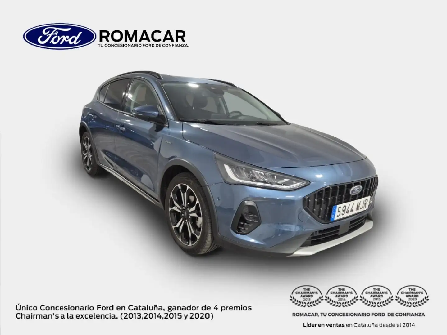 Ford Focus 1.0 Ecoboost MHEV Active 155 Azul - 1