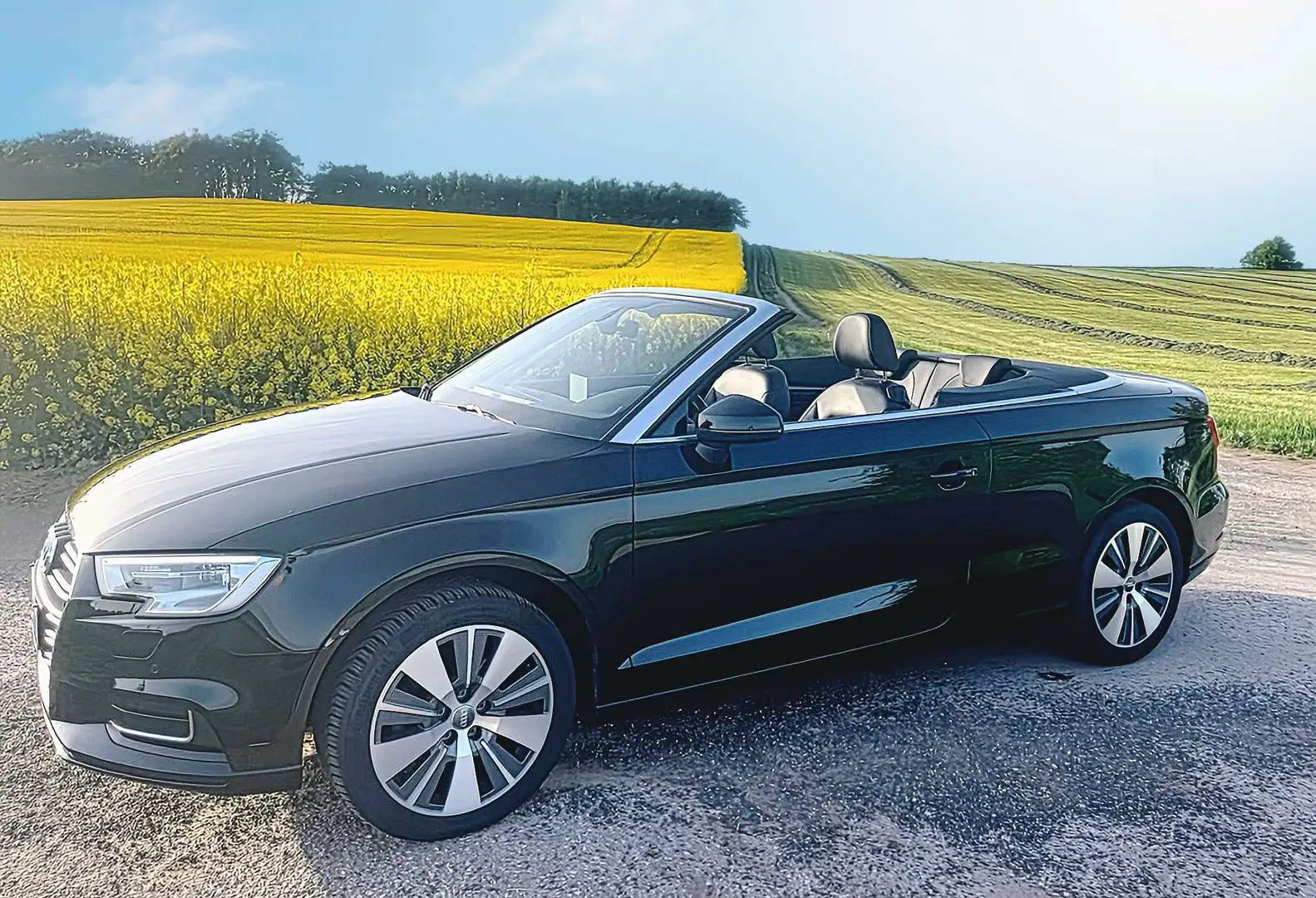 Audi A3 A3 1.4 TFSI  Cabrio S tronic design Schwarz - 1