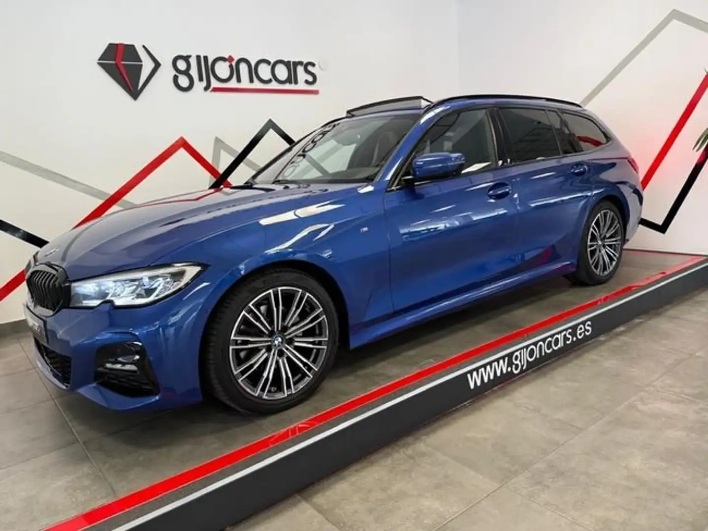 BMW 320 320d Auto.Touring Blau - 1