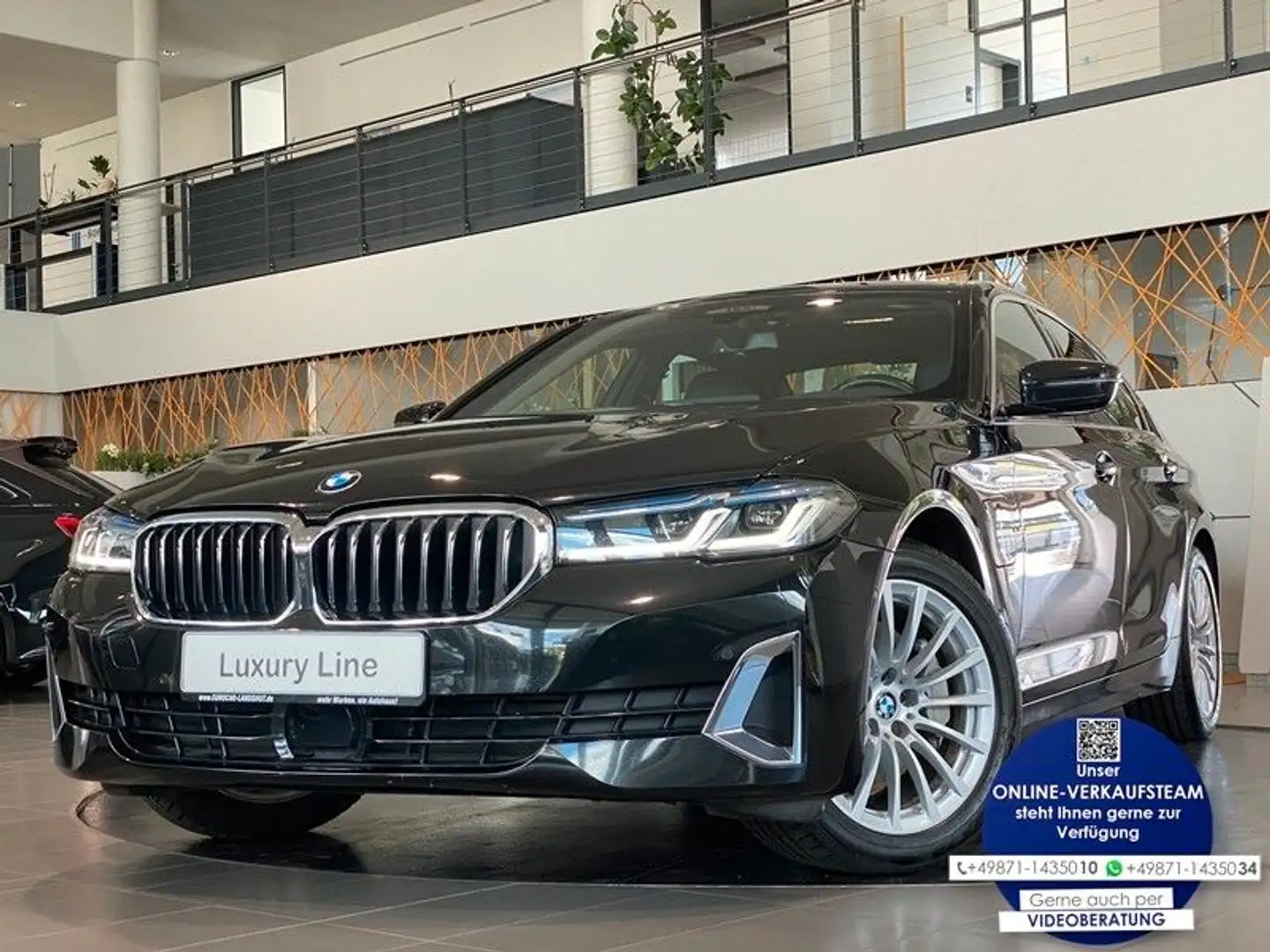BMW 530 e Luxury CockpitPro Laser Memory HUD H&K ACC Schwarz - 1