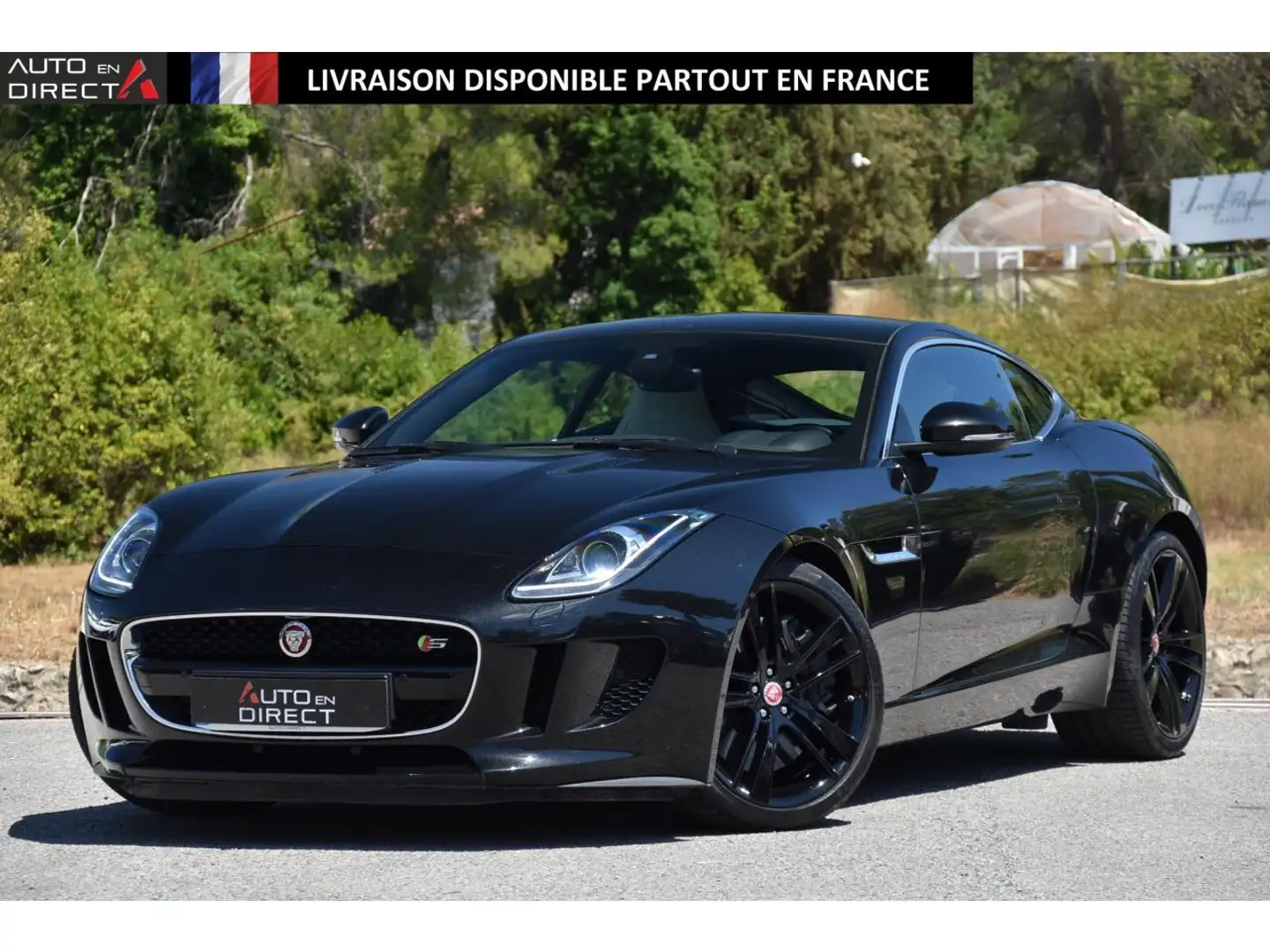 Jaguar F-Type F-Type Coupé 3.0i V6 - BVA Quickshift - Stop/Start F-TYPE COUPE S PHASE 1 Zwart - 1