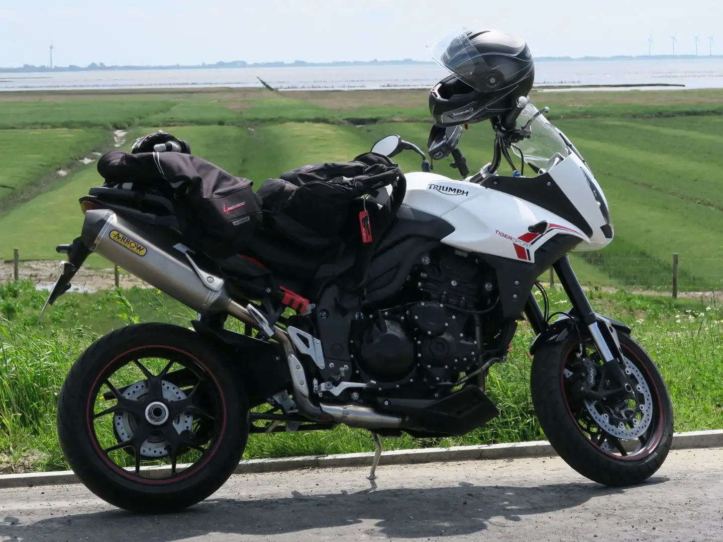 Triumph Tiger Sport Tiger Sport 1050 Modell 2014 Bílá - 1