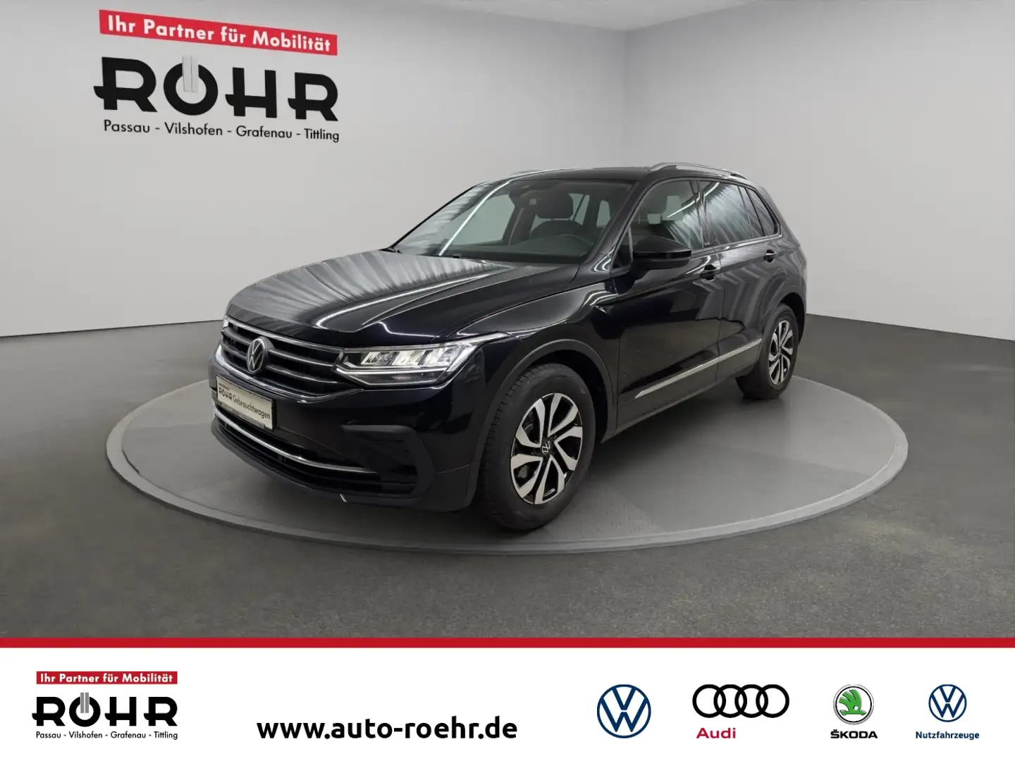 Volkswagen Tiguan Active (Frontscheibe+Lenkrad beheiz..SHZ) 1.5 TSI Noir - 1