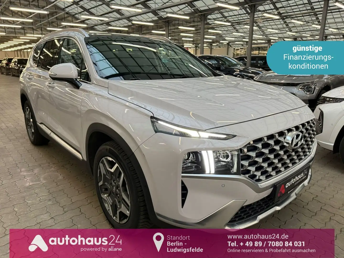 Hyundai SANTA FE 1.6 T-GDI Prime Plug-In Hybrid 4WD Weiß - 1