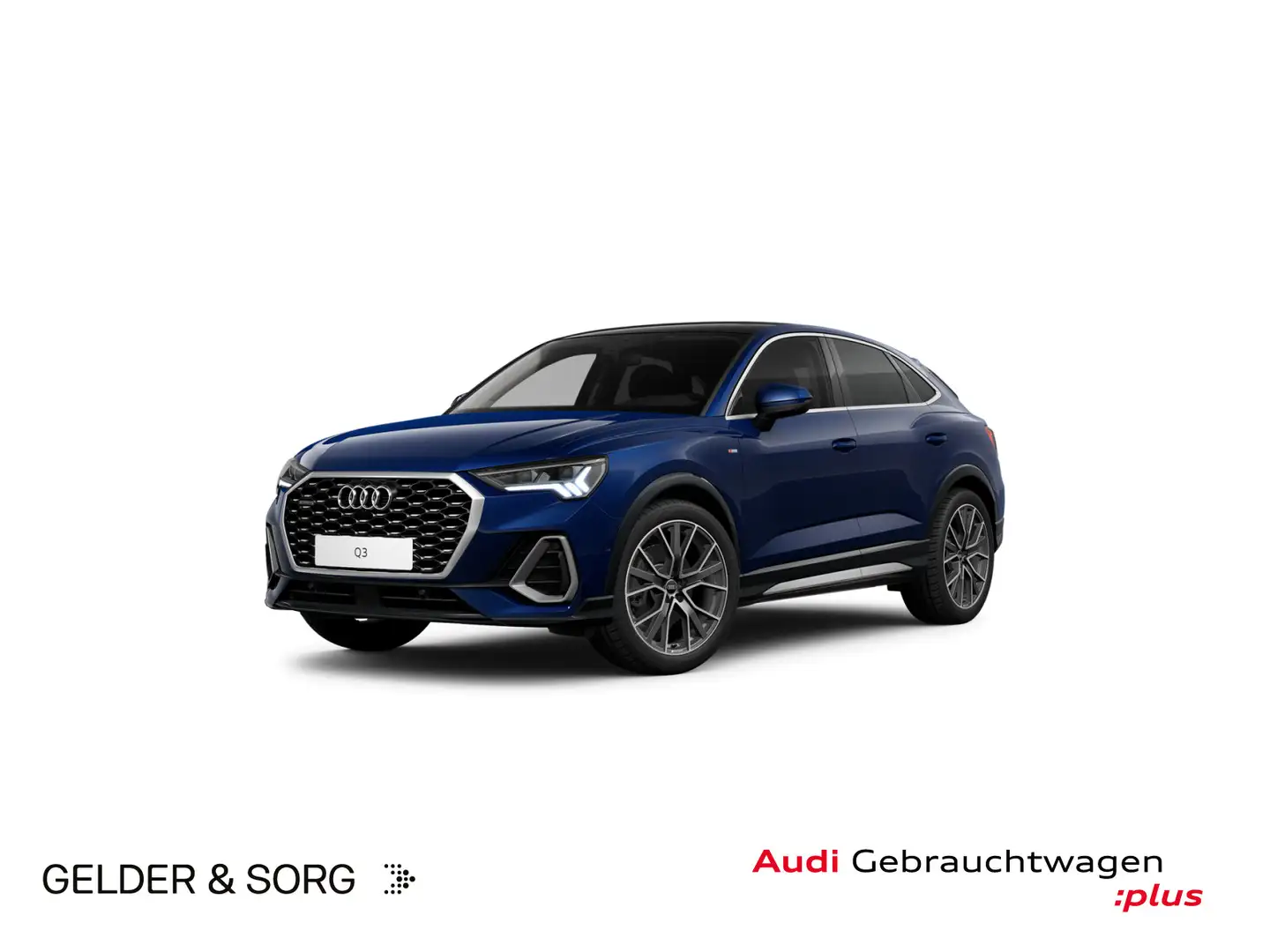 Audi Q3 40 TDI qu. S line Standh*360°*Pano* Blau - 1