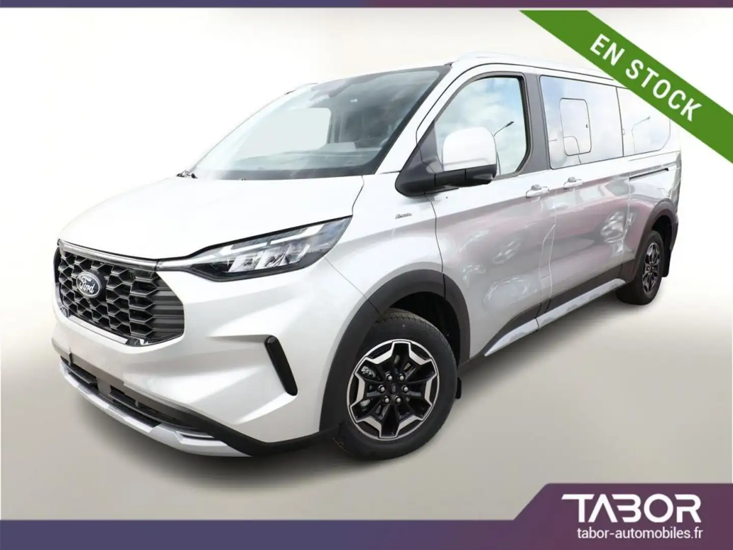 Ford Tourneo Custom Custom TDCi 170 Aut Active 320L2 Argent - 1