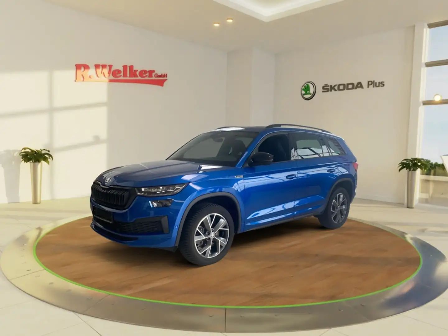 Skoda Kodiaq Sportline 2.0 TDI EU6d *Navi*LED*Memory*Keyless*PD Blau - 1
