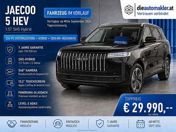 JAECOO 5 HEV PREMIUM 1.5T SHS-H – 224 PS HYBRID...