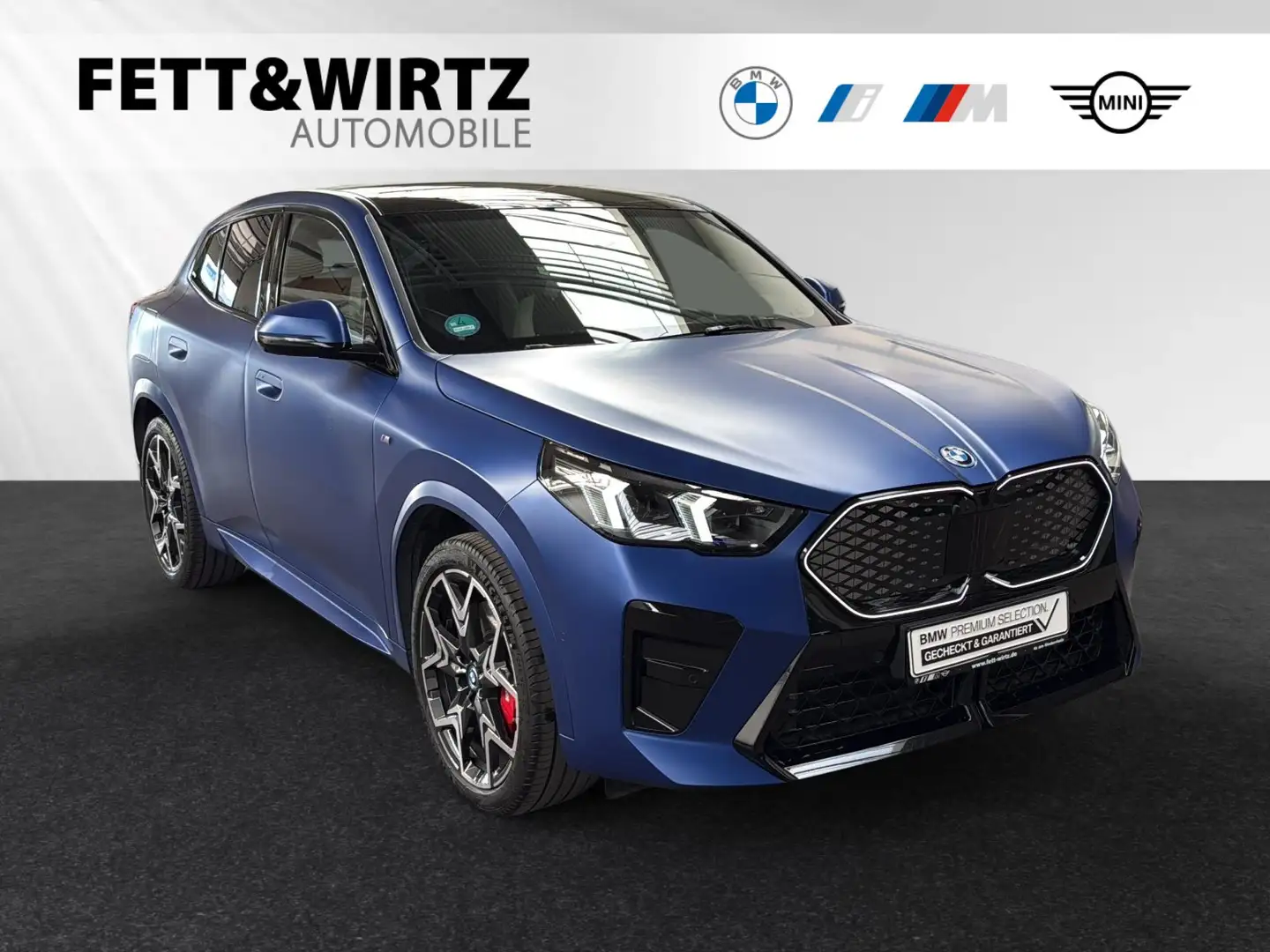BMW iX2 eDrive20 Lr. 421,- br. o.Anz. 24Mon/5`Km p.A. Niebieski - 1