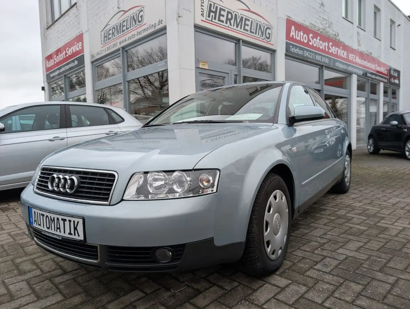 Audi A4 2.0 multitronic 1.Hand|AHK|Schiebedach Blau - 1