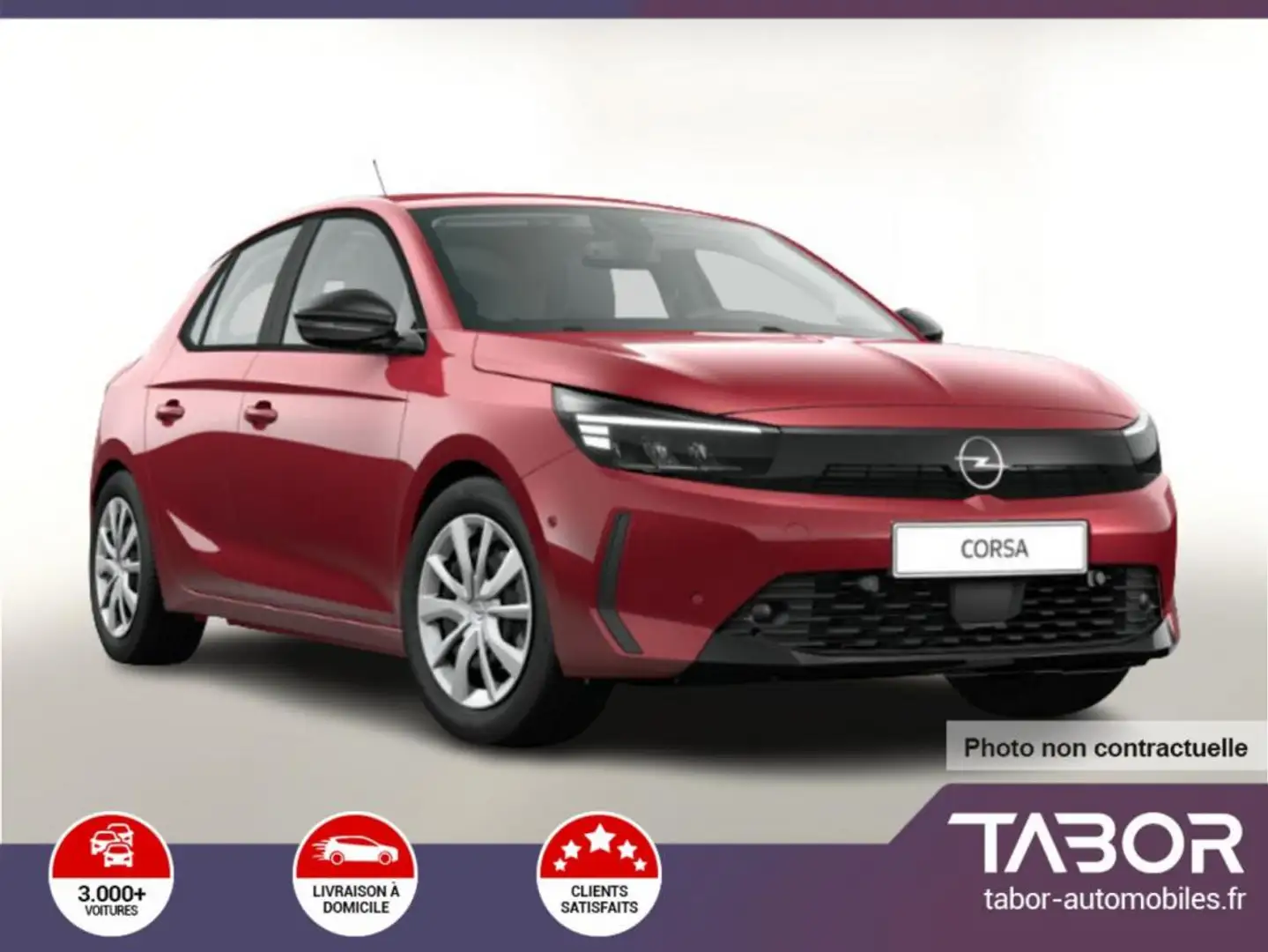 Opel Corsa 1.2 Turbo 100 Edition LED régulateur Rouge - 1