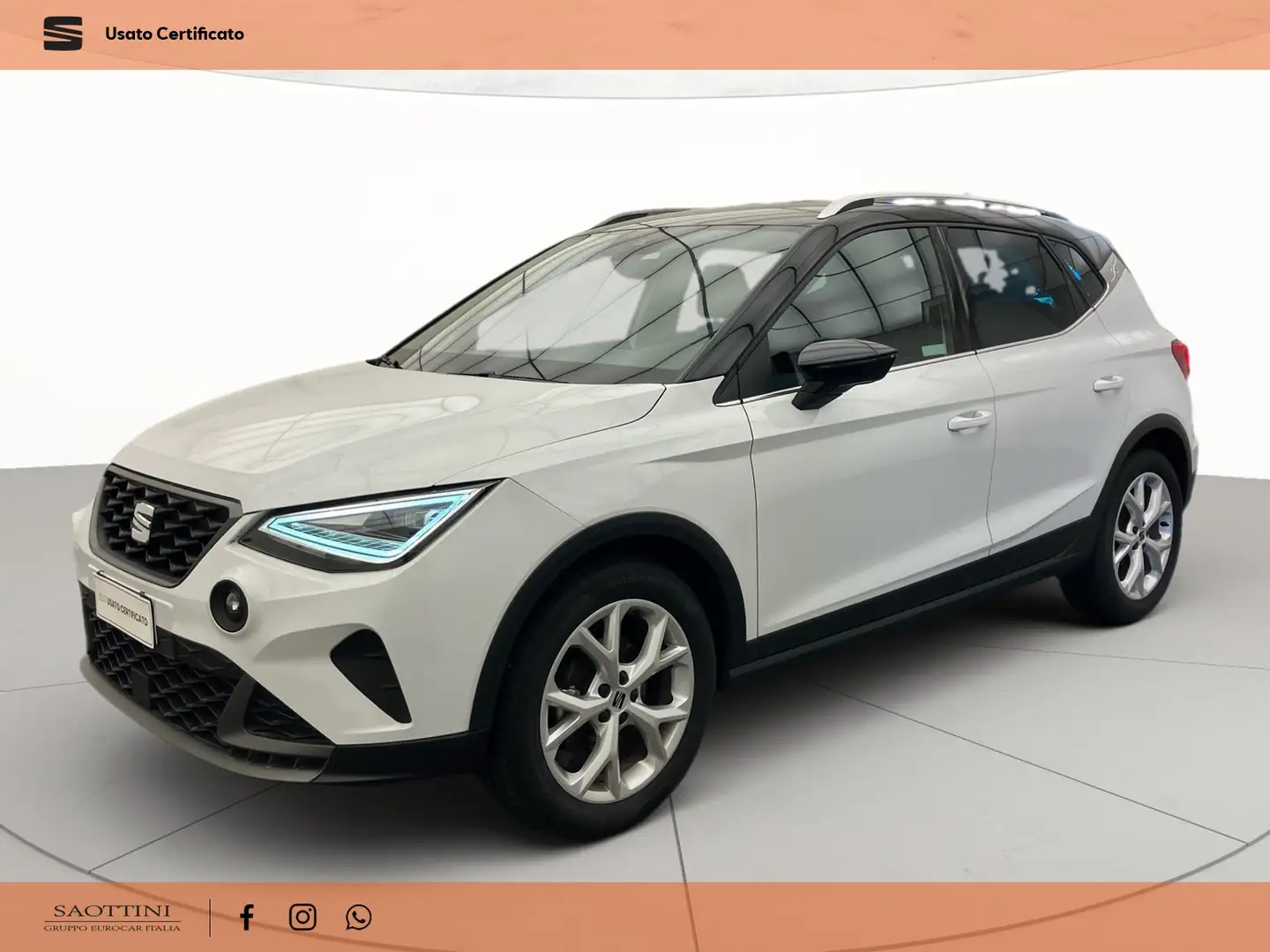 SEAT Arona 1.0 ecotsi FR 95 CV Blanc - 1