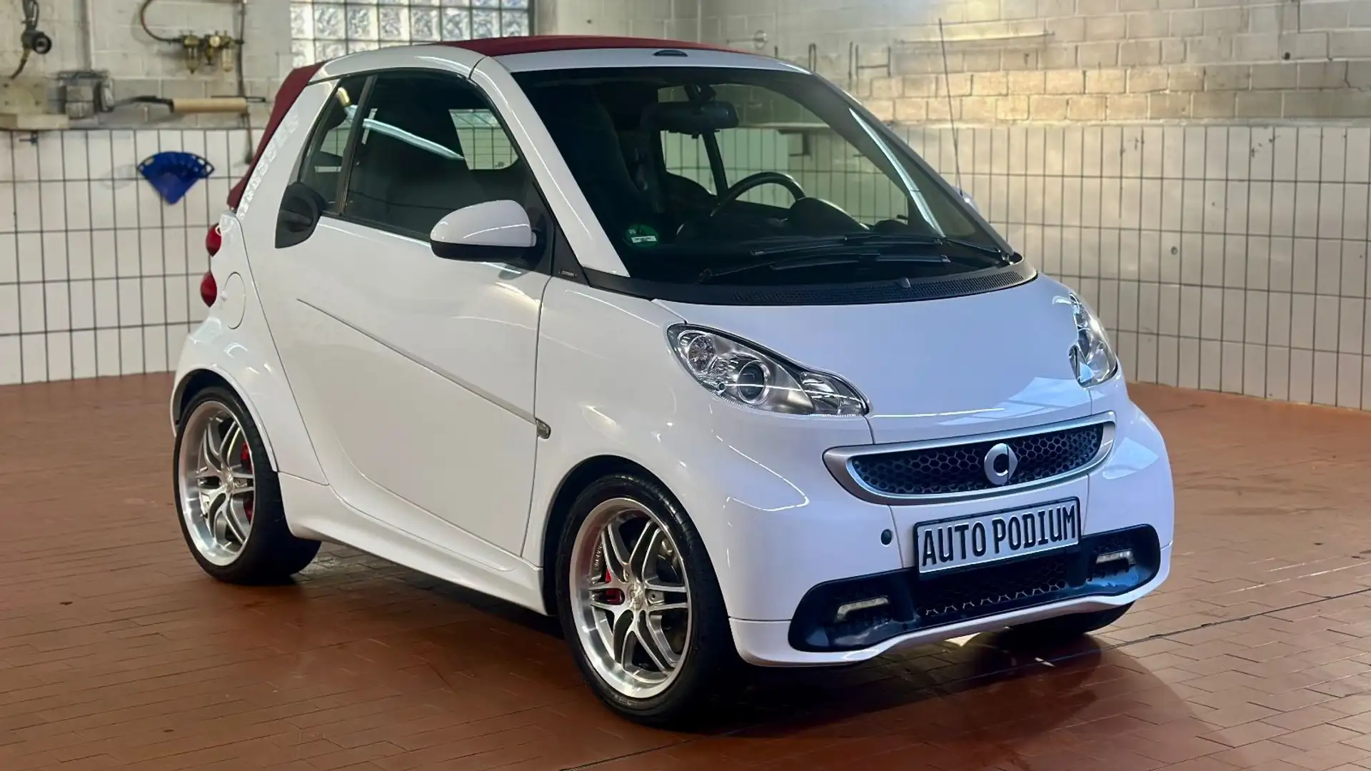 smart forTwo fortwo cabrio Brabus  62 kW R Weiß - 1