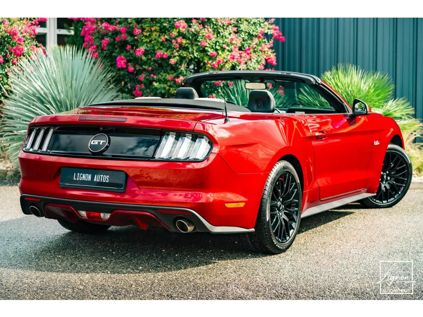Ford Mustang GT Cabriolet 5.0L V8 421 CH BVM6 Ruby Red Rot - 2