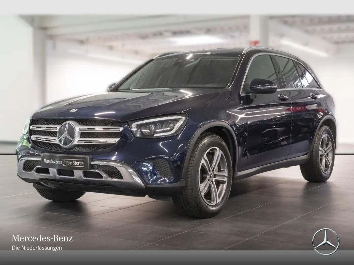 Mercedes-Benz GLC 220 d 4M AHK+MULTIBEAM+KAMERA+SPUR+TOTW+9G Bleu - 2