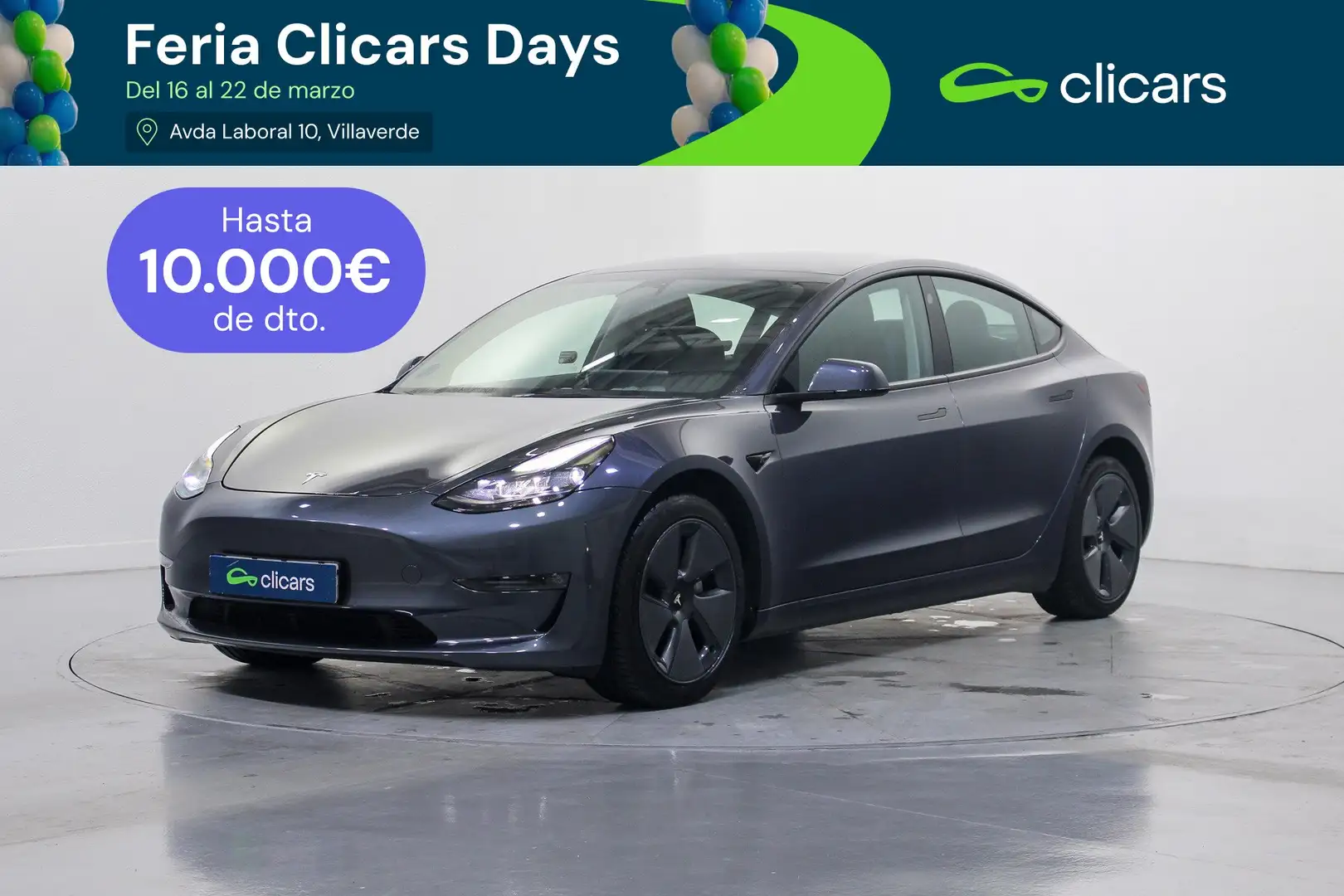 Tesla Model 3 Long-Range Dual Motor AWD Gris - 1