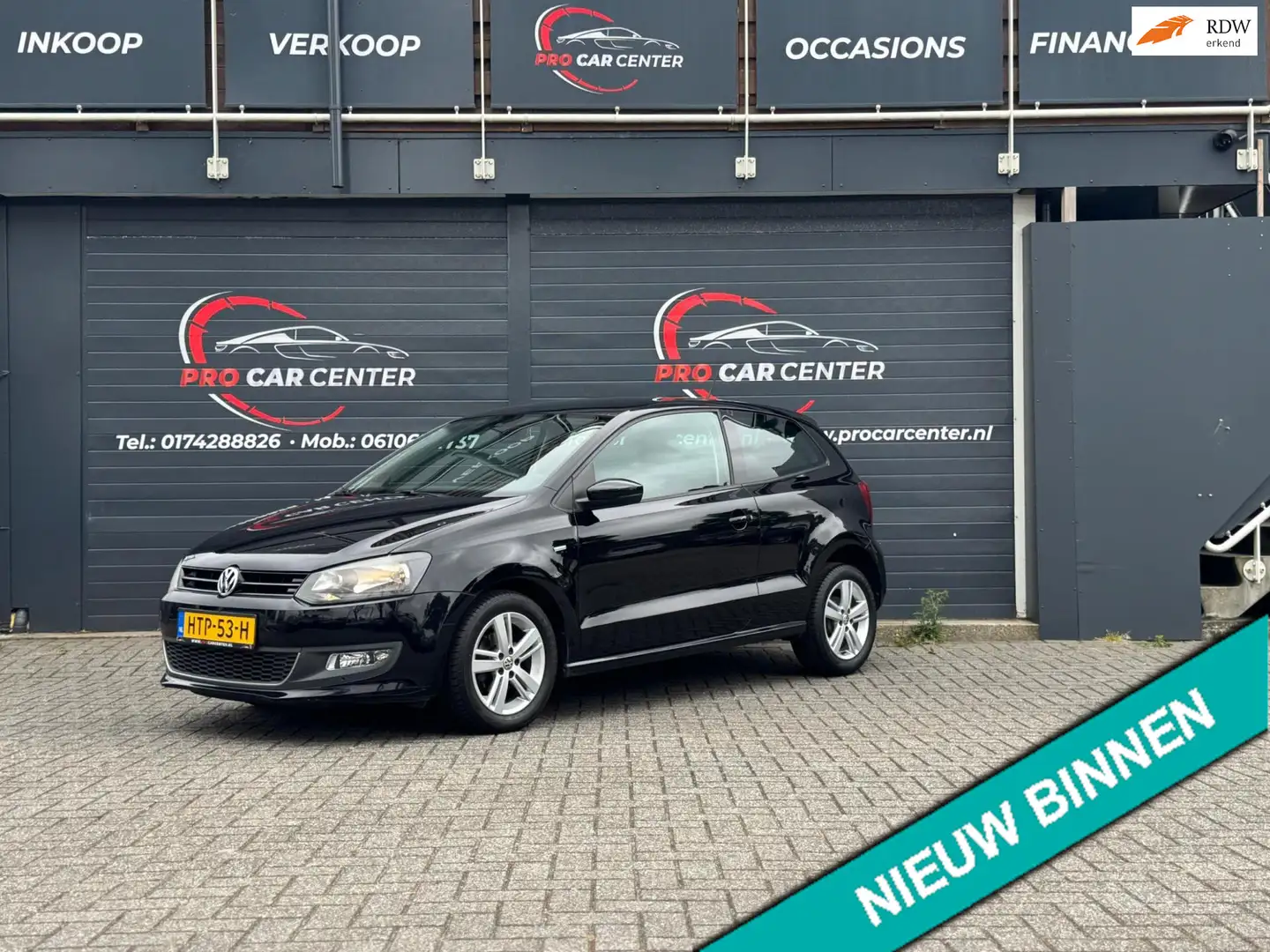 Volkswagen Polo 1.2 Easyline MATCH|CRUISE|AIRCO|STOEL.VER|PDC|CARP Noir - 1