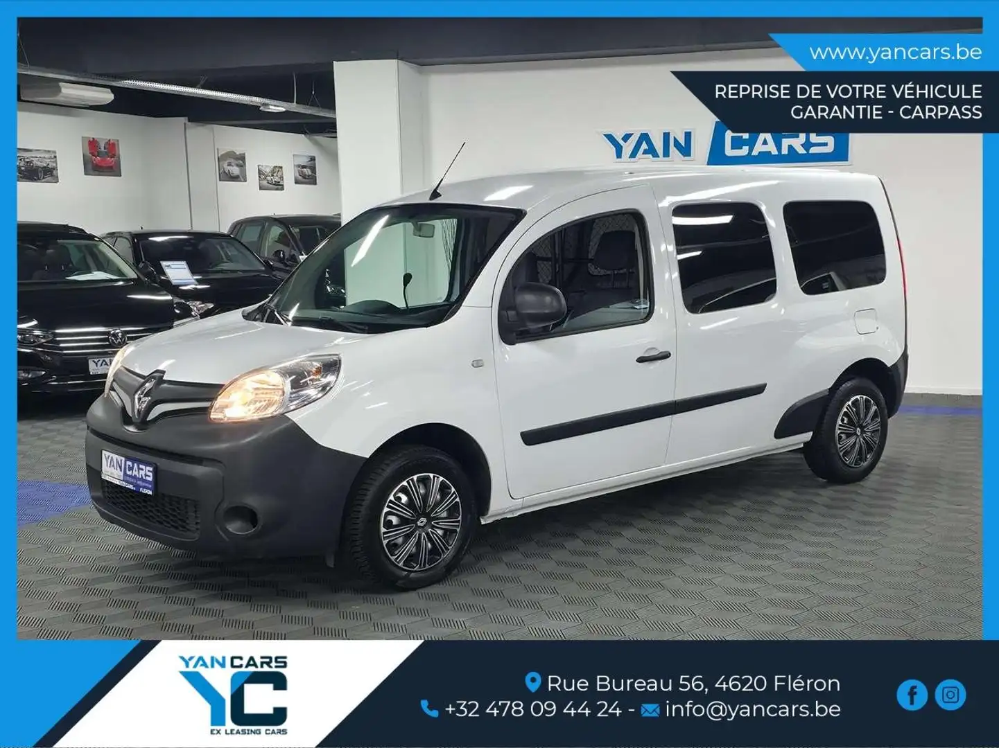 Renault Kangoo MAXI * UTILITAIRE * 21.450 KM & 2021 ! * TOP ETAT Blanc - 2