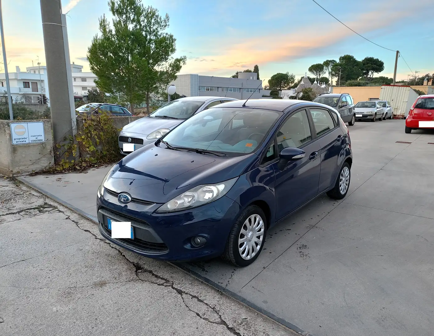 Ford Fiesta Fiesta VI 2008 5p 1.2 16v + 82cv Bleu - 1