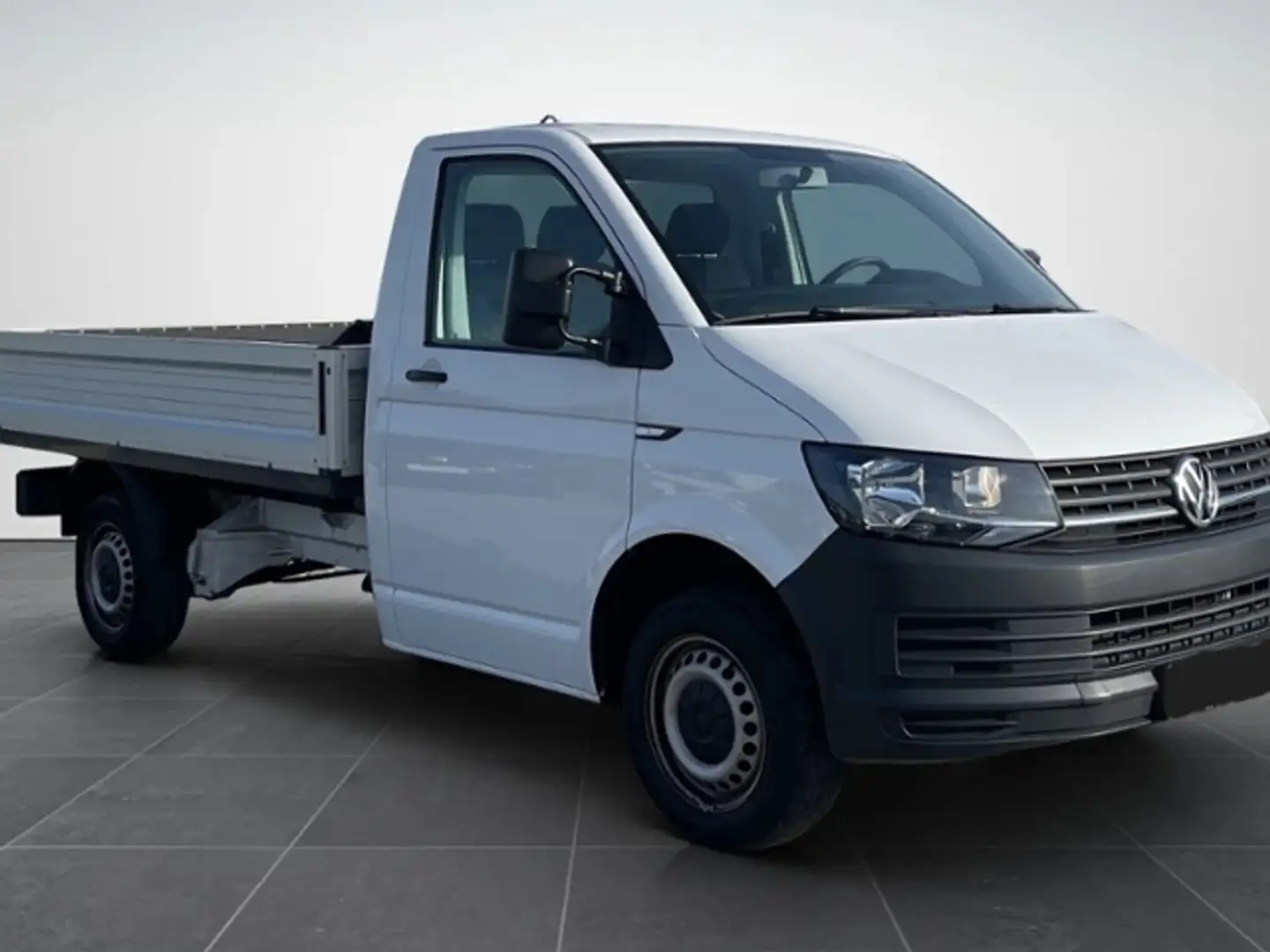 Volkswagen T6 Transporter Pritsche lang 3,0 t KLIMA 1.Hand Blanco - 2