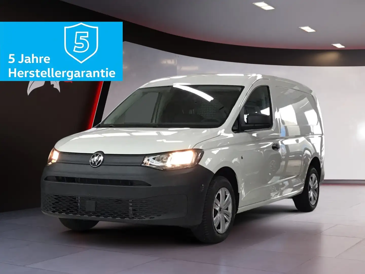 Volkswagen Caddy Cargo Maxi 2,0 TDI Klima AHK Weiß - 2