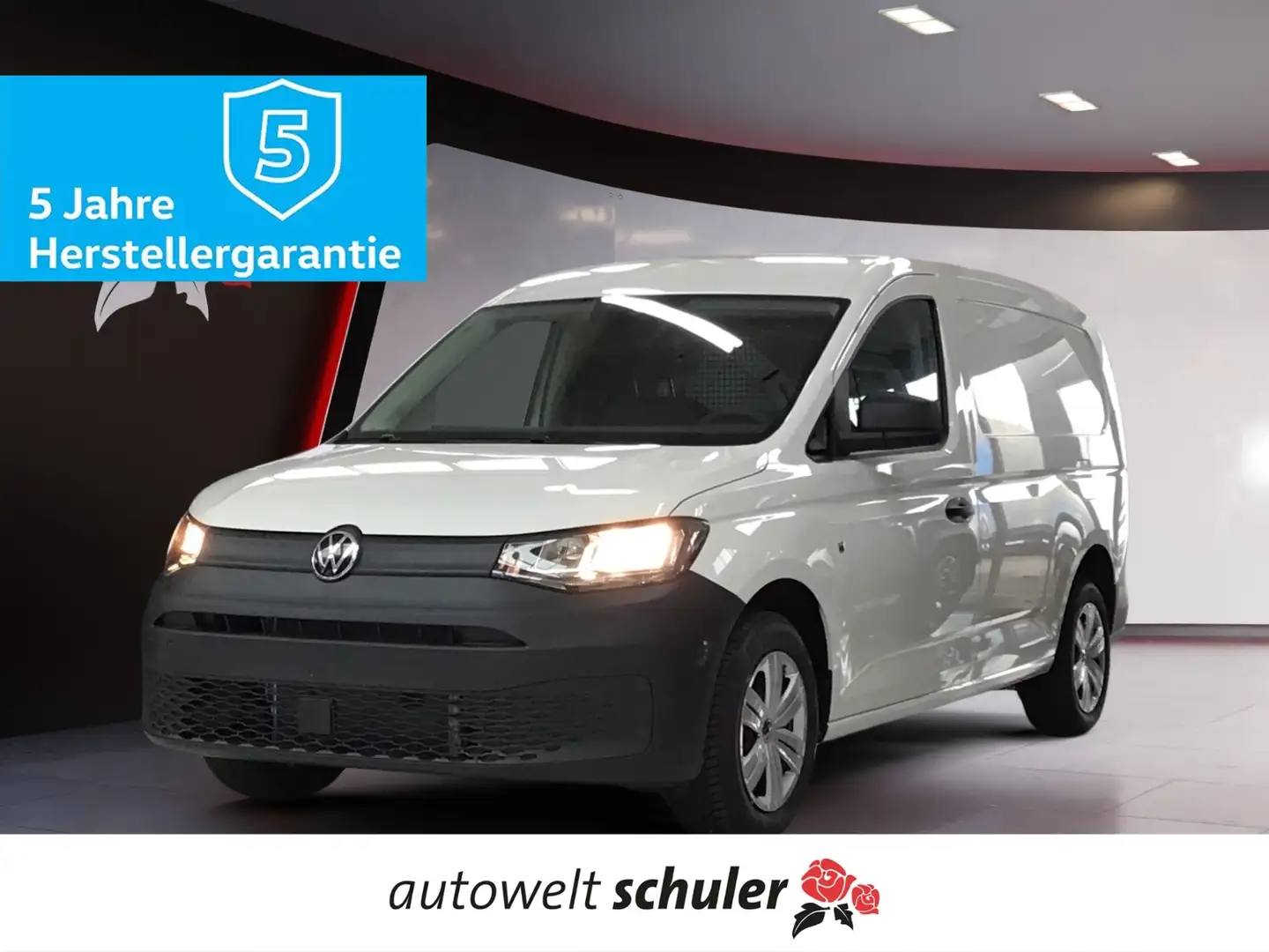Volkswagen Caddy Cargo Maxi 2,0 TDI Klima AHK Weiß - 1