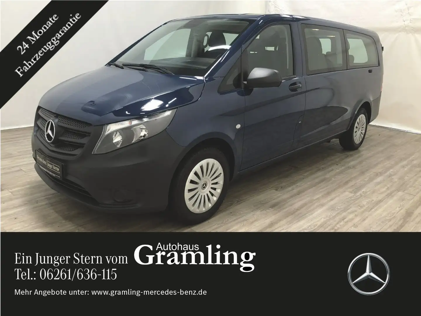 Mercedes-Benz Vito 114 CDI Tourer Pro extralang Navi*Standh*Kamera* Blau - 1