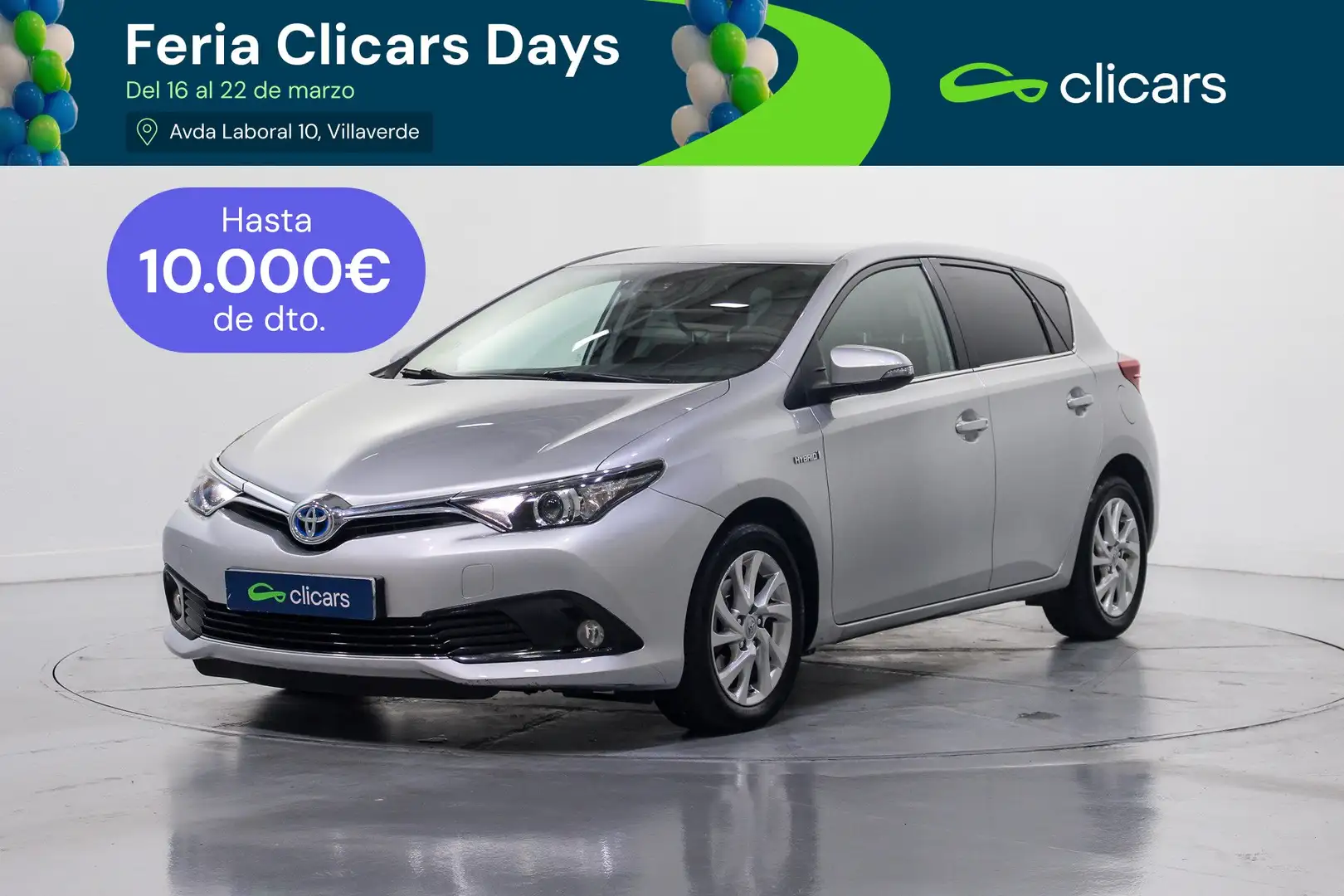 Toyota Auris hybrid 140H Active Gris - 1