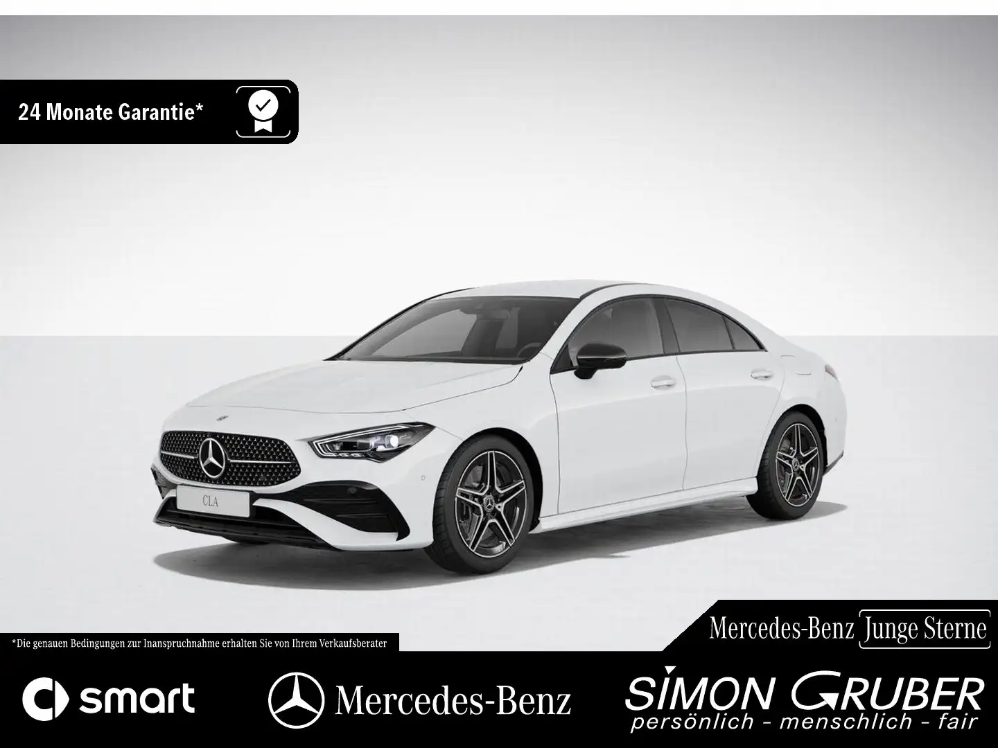 Mercedes-Benz CLA 250 4M AMG Night Distronic 360 MBeam Ambi Weiß - 1
