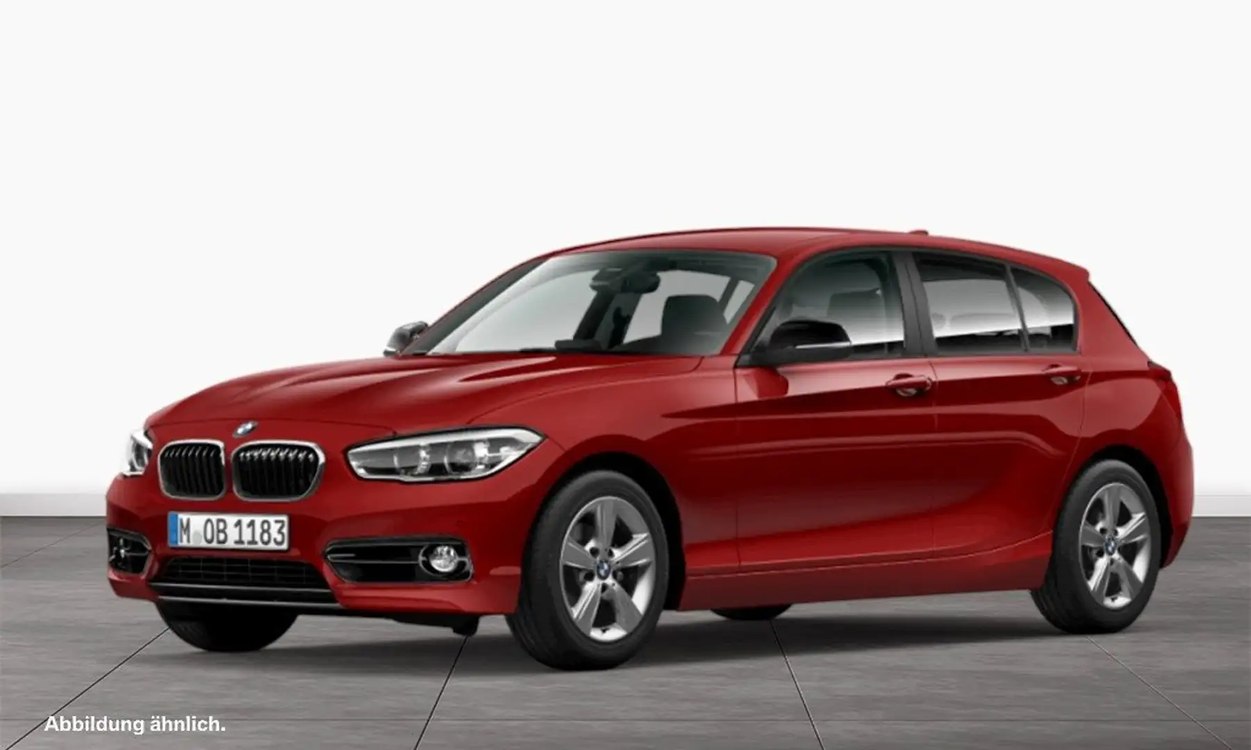 BMW 116 i 5-Türer Sport Line LED Navi Bus. Tempomat Rot - 1