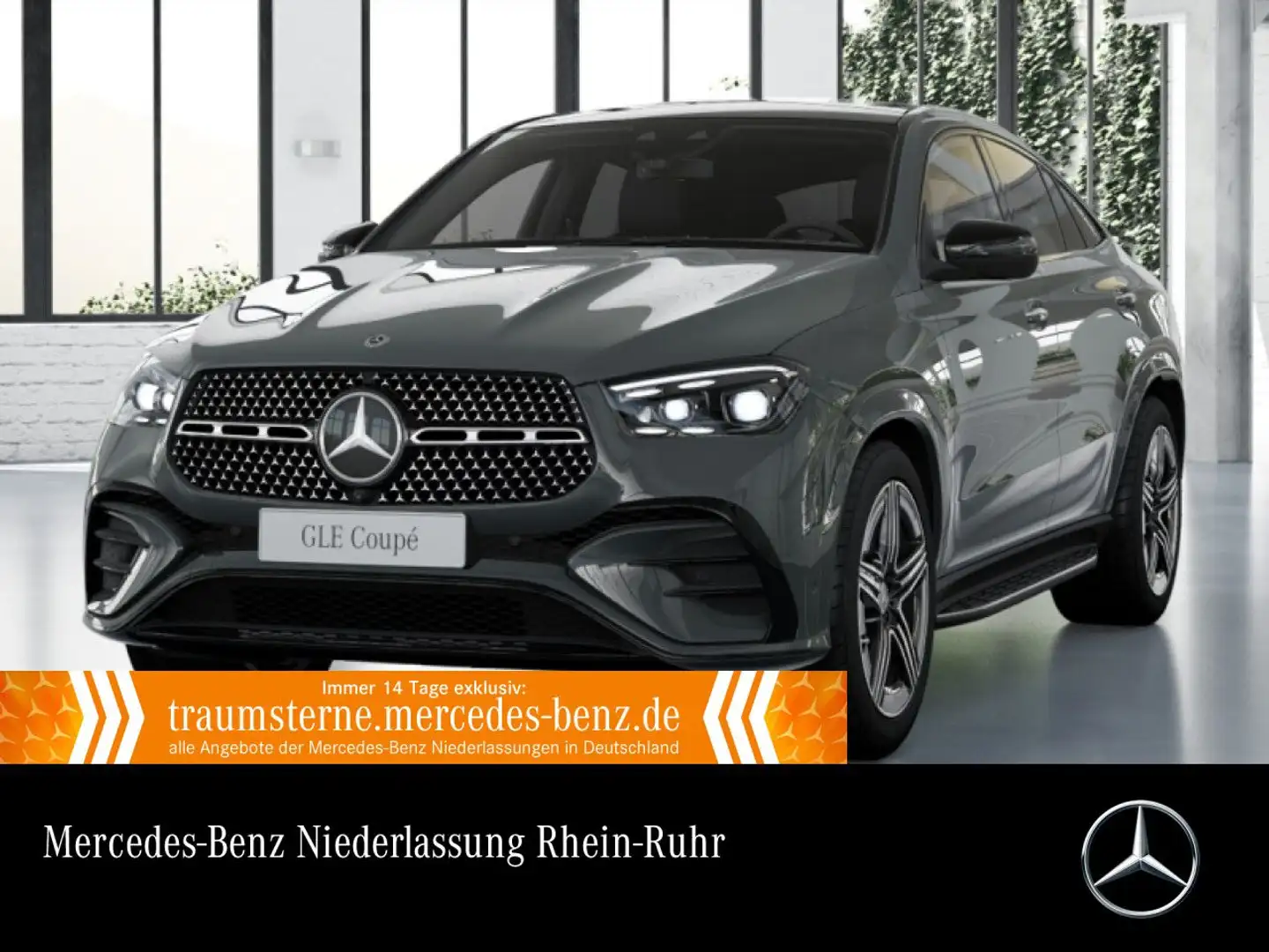 Mercedes-Benz GLE 450 d Coupé 4M AMG+NIGHT+PANO+360+AHK+HUD+9G Grau - 1