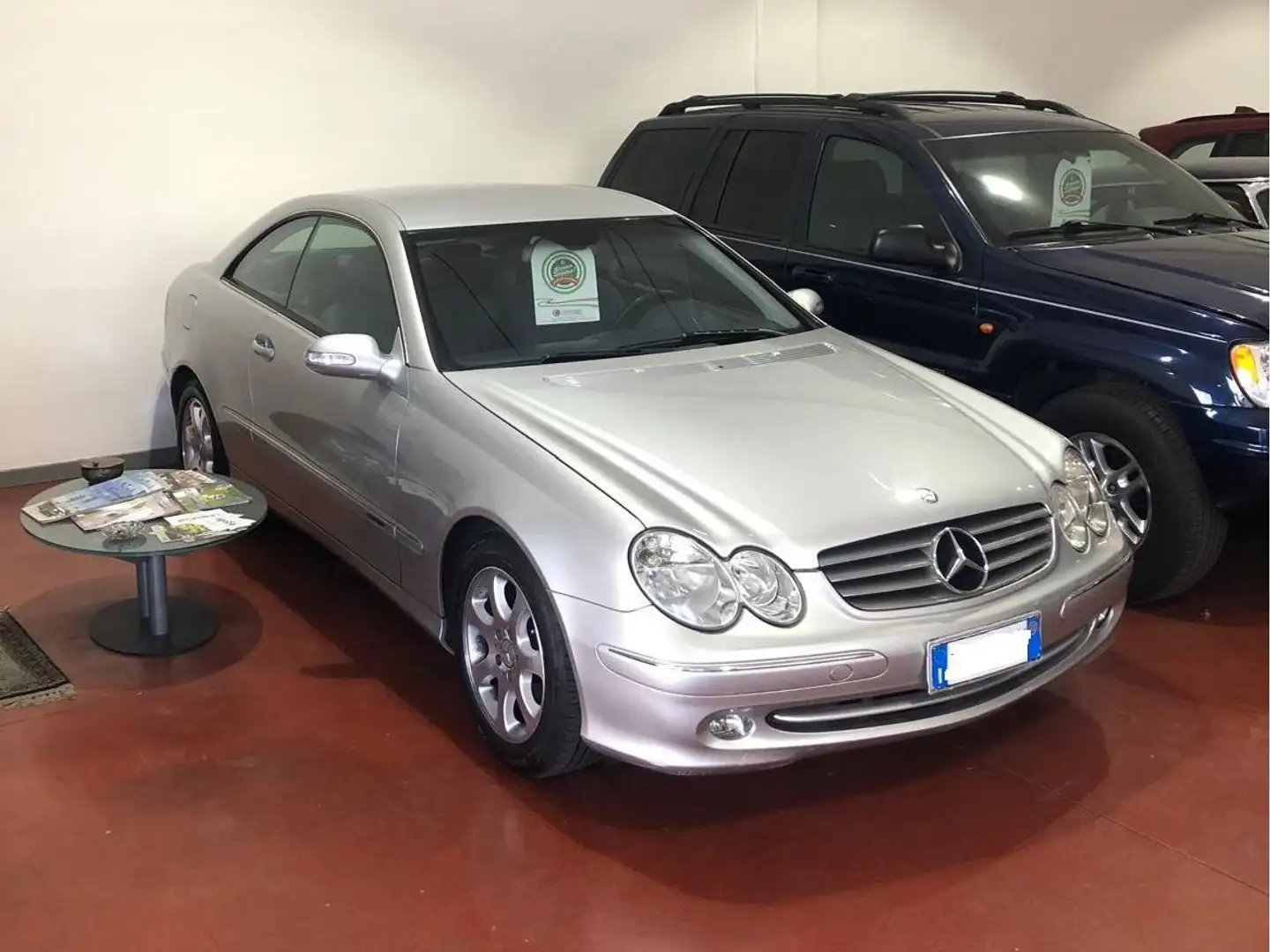 Mercedes-Benz CLK 200 CLK Coupe 200 k tps Elegance-ISCRIVIBILE A.S.I- Argento - 1