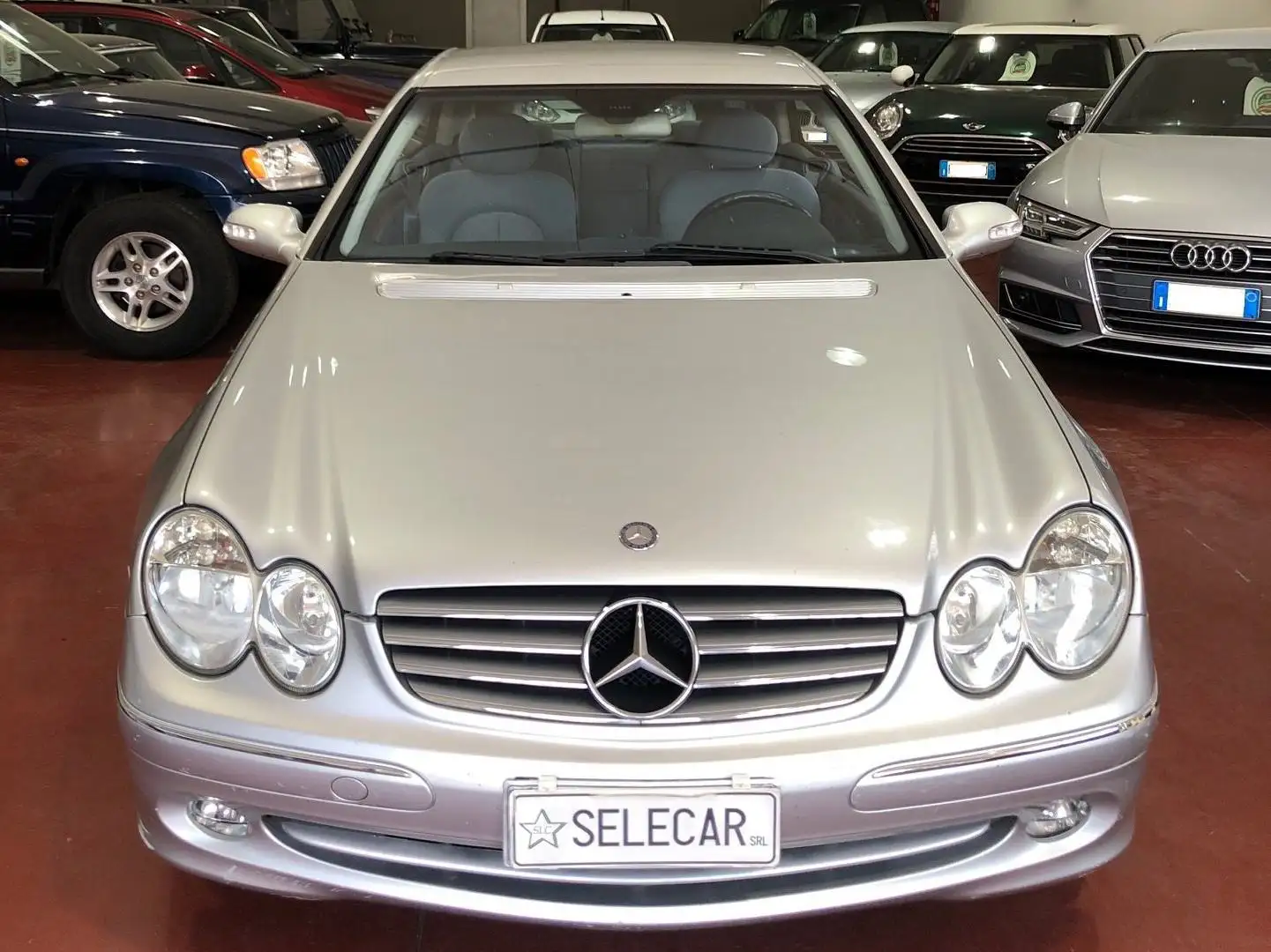 Mercedes-Benz CLK 200 CLK Coupe 200 k tps Elegance-ISCRIVIBILE A.S.I- Argento - 2