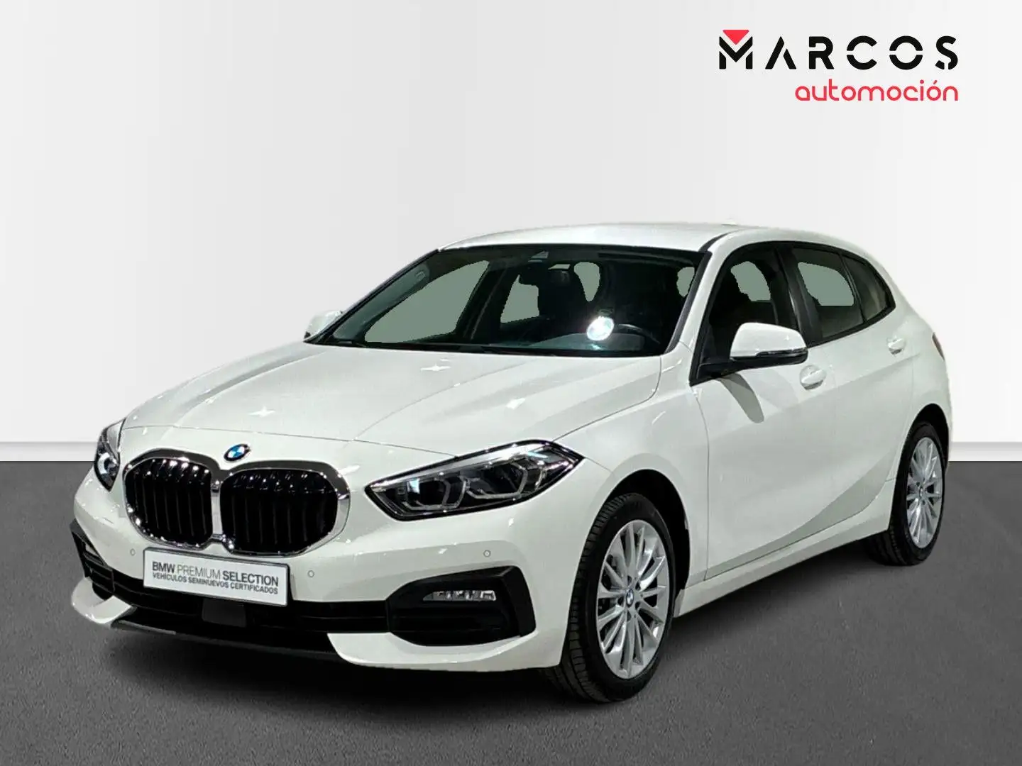BMW 118 118dA Business Blanc - 1