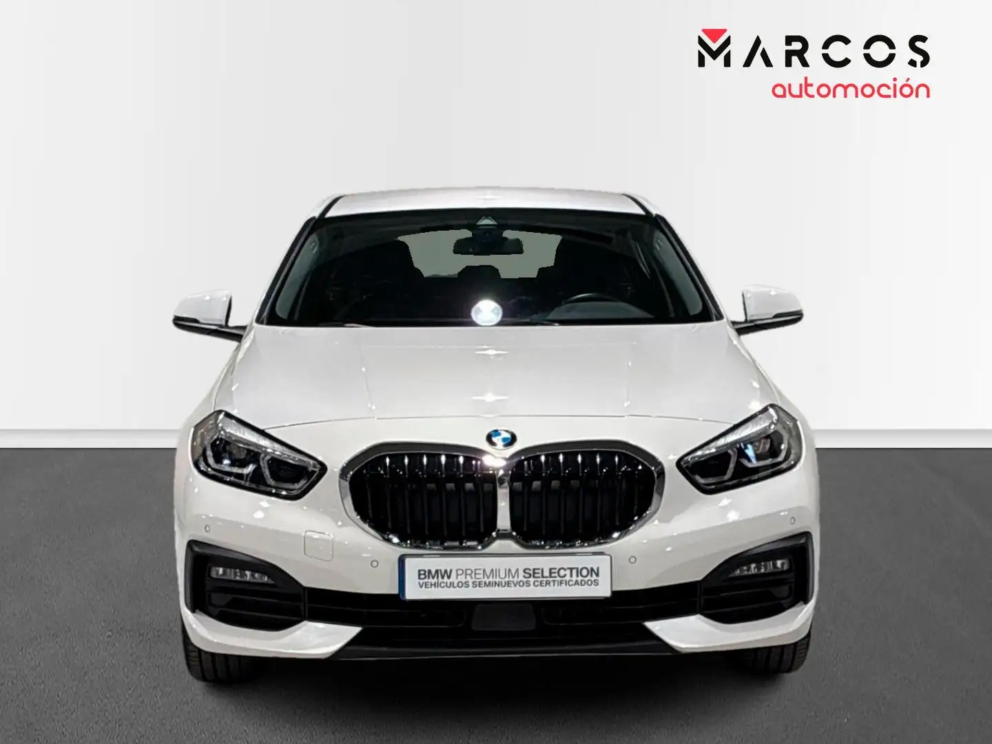 BMW 118 118dA Business Blanc - 2