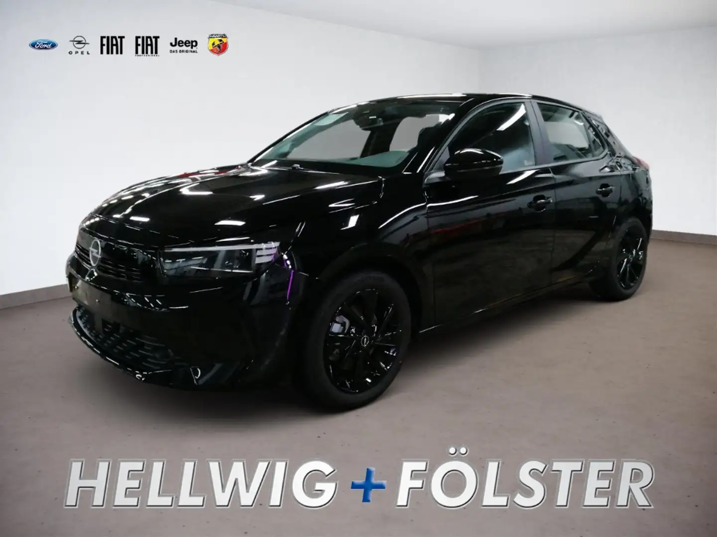 Opel Corsa F Edition AT Shz Kamera 360 PDC Tempomat Zwart - 1