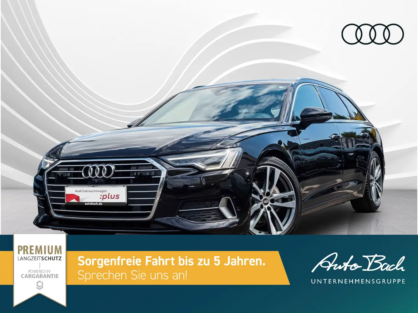 Audi A6 S line 40TDI Stronic Navi AHK HuD ACC L Schwarz - 2