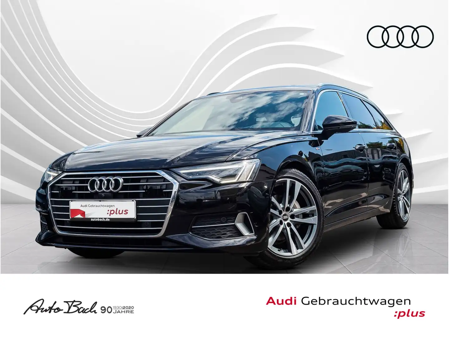 Audi A6 S line 40TDI Stronic Navi AHK HuD ACC L Schwarz - 1