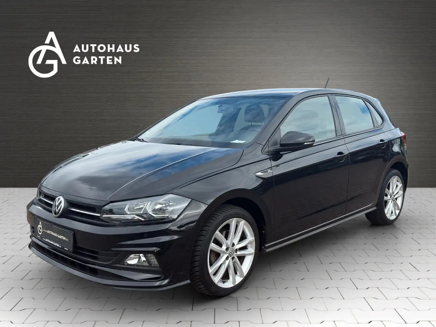 Volkswagen Polo VI R-Line DSG CarPlay SHZ Tempomat PDC 1.Hd Nero - 1