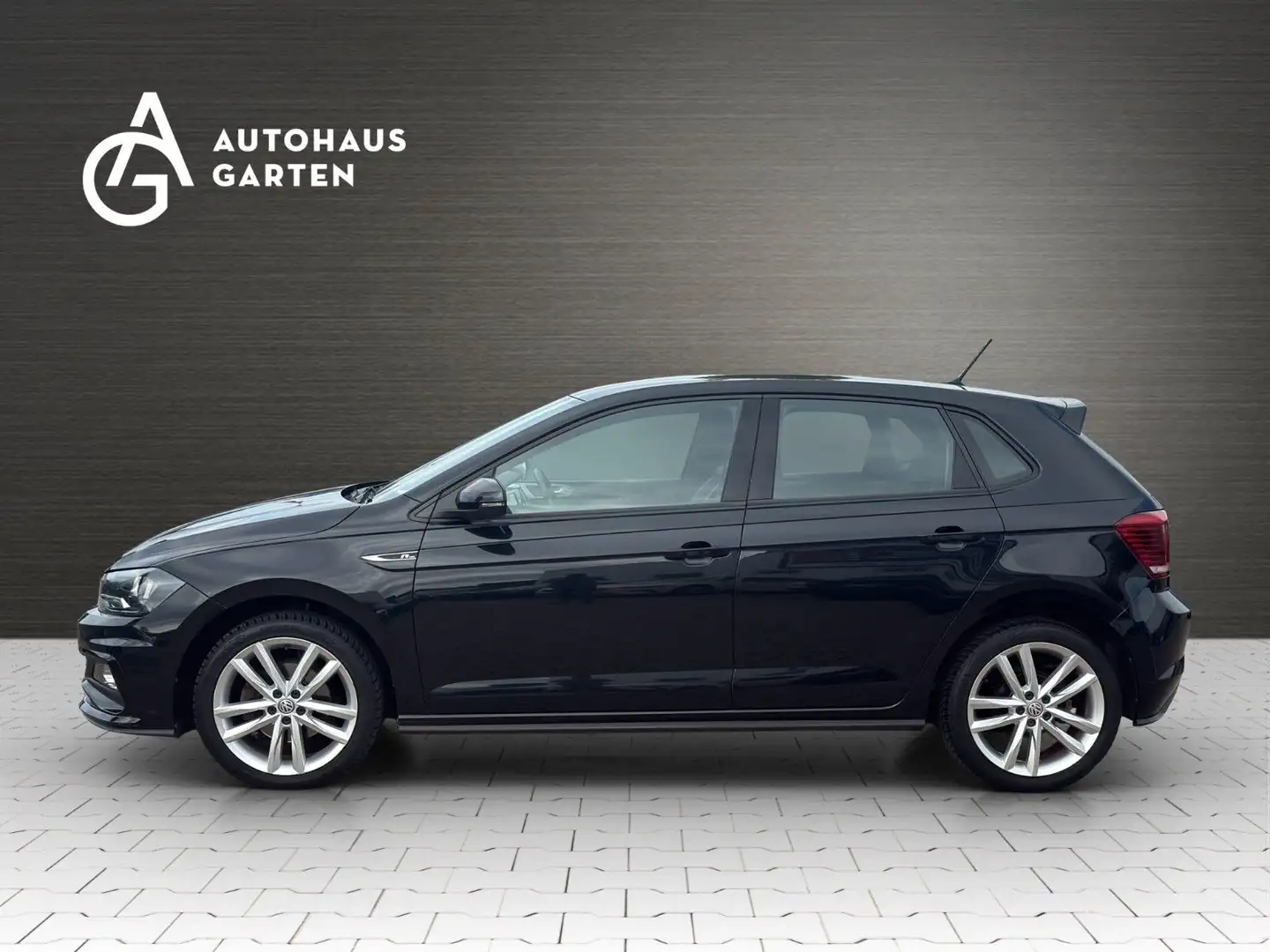 Volkswagen Polo VI R-Line DSG CarPlay SHZ Tempomat PDC 1.Hd Nero - 2