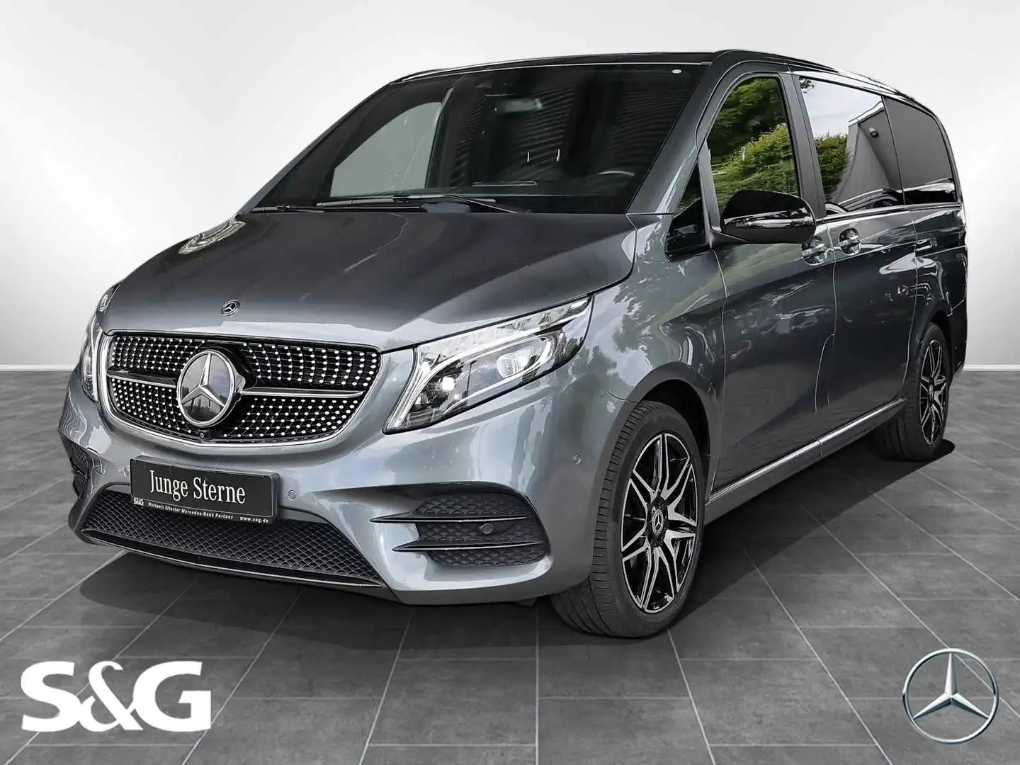 Mercedes-Benz V 300 d 4MATIC AVANTGARDE EDITION Lang Totwinkel Gris - 1