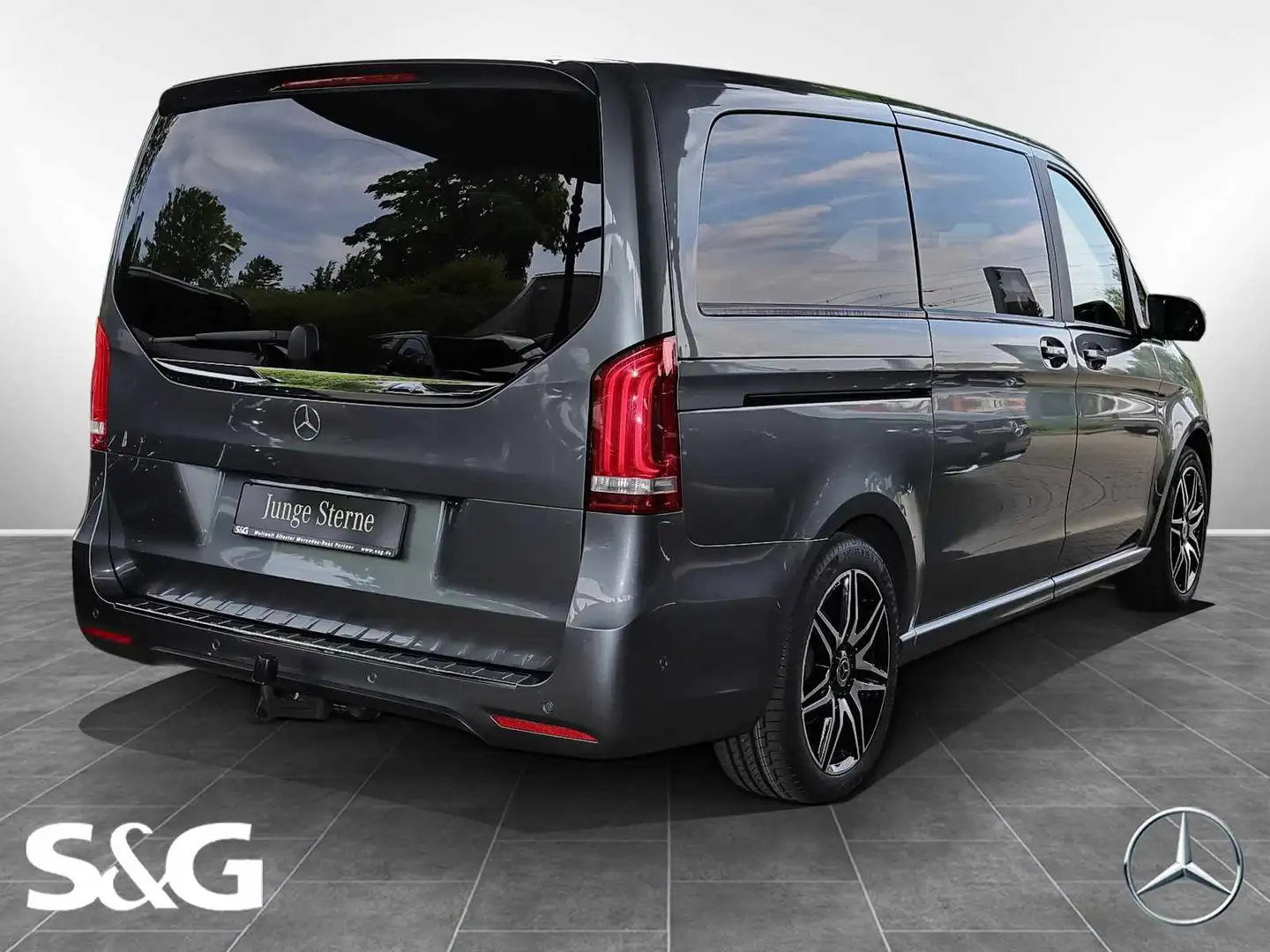 Mercedes-Benz V 300 d 4MATIC AVANTGARDE EDITION Lang Totwinkel Сірий - 2