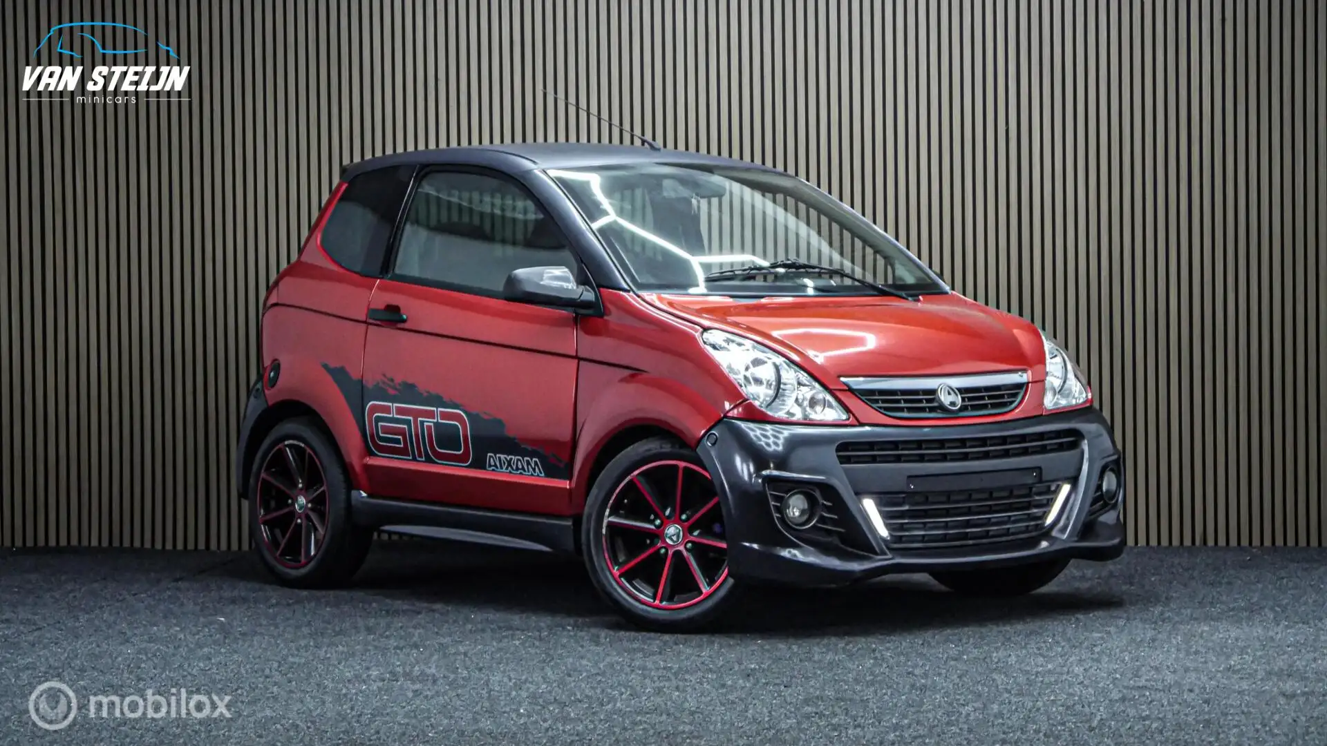Aixam City Brommobiel GTO | Airco | Sportief Rouge - 1