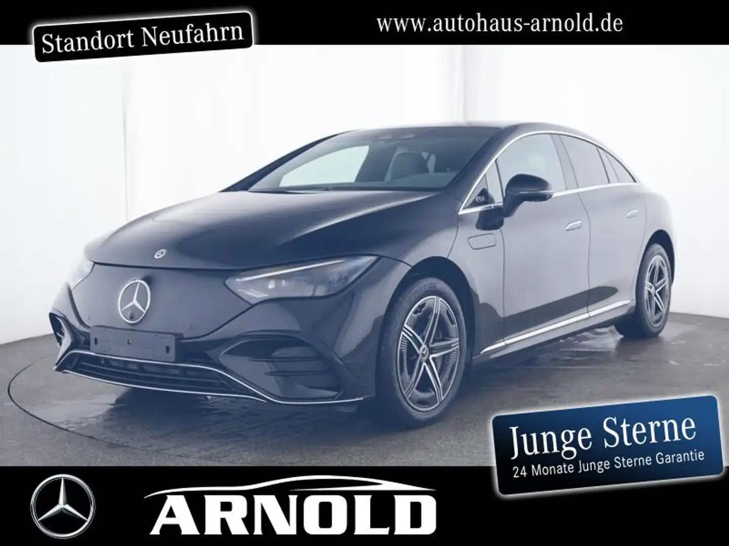 Mercedes-Benz EQE 500 EQE 500 4M AMG-Line HYPERSCREEN Airmatic 360° ! Noir - 1