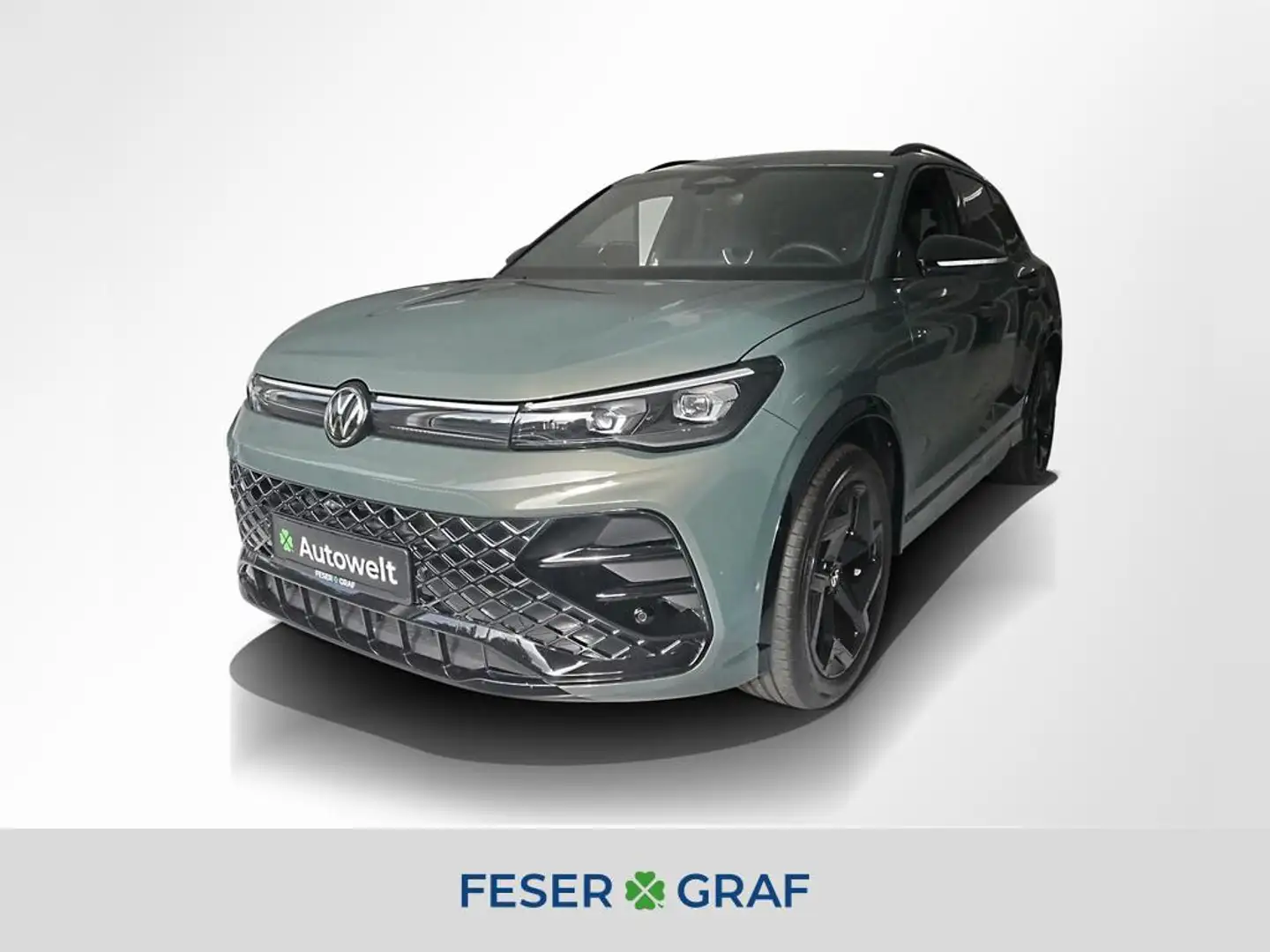 Volkswagen Tiguan R LINE BlackStyle 2.0 TDI 4M. LED AHK SHZ Grün - 1