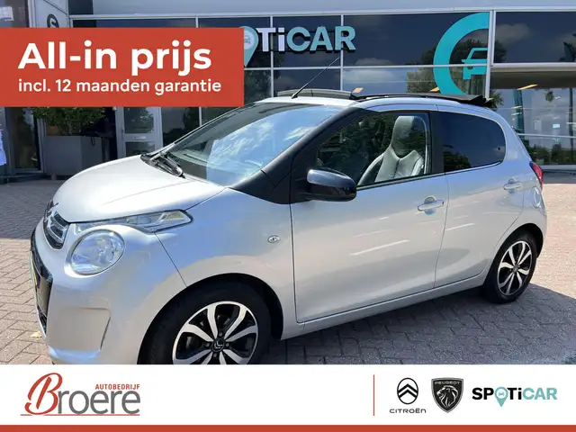 Citroen C1 1.0 VTi 72 pk Airscape Shine Elektrisch zwart canv