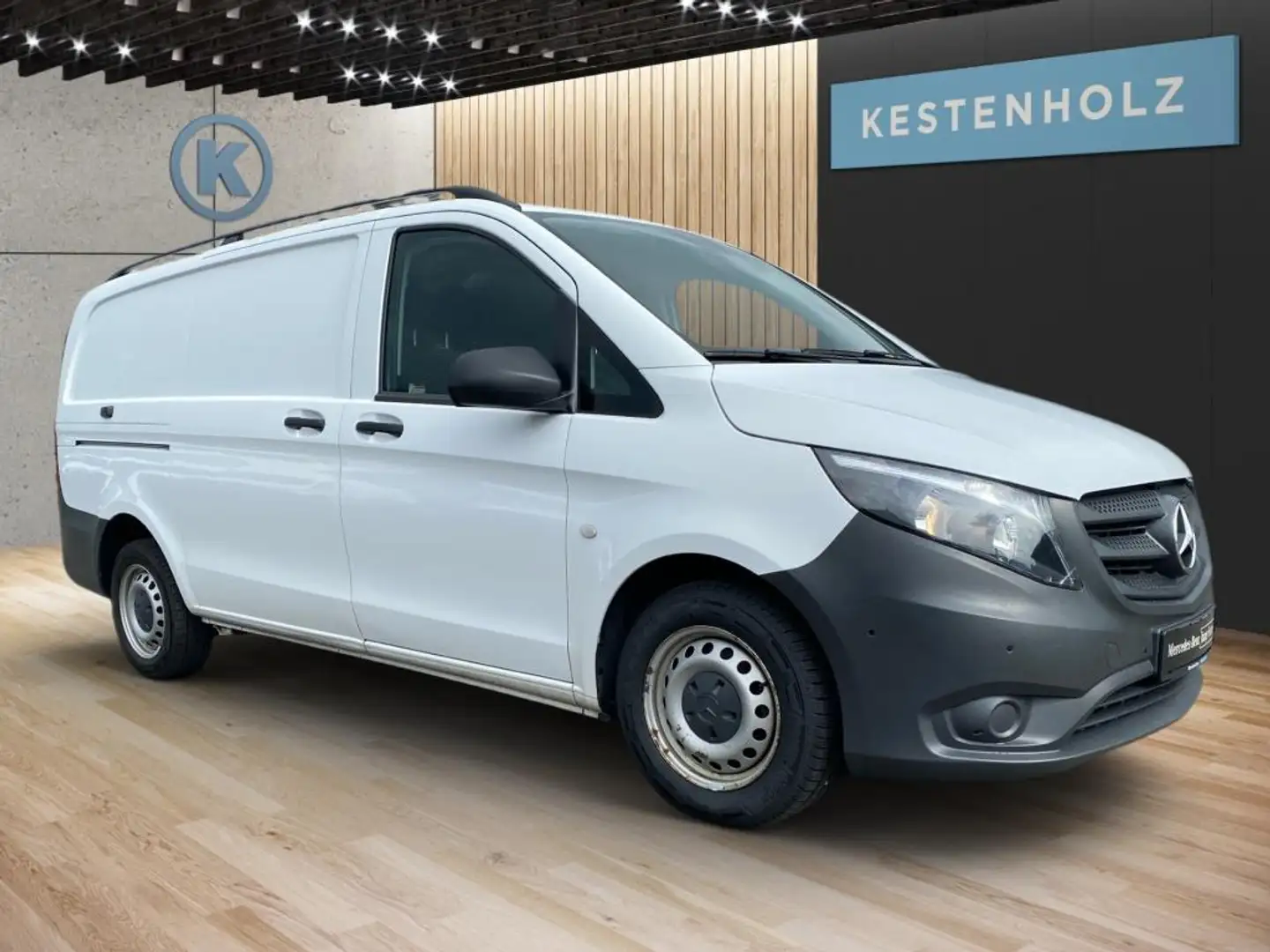 Mercedes-Benz Vito 114 CDI Kasten Lang *AHK*SHZ*DAB*PARKASS* Blanc - 2