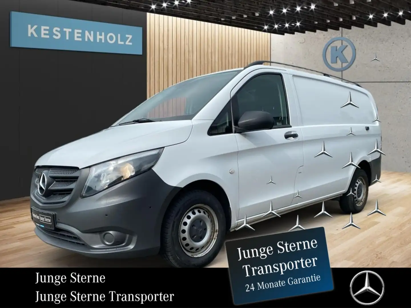 Mercedes-Benz Vito 114 CDI Kasten Lang *AHK*SHZ*DAB*PARKASS* Blanc - 1